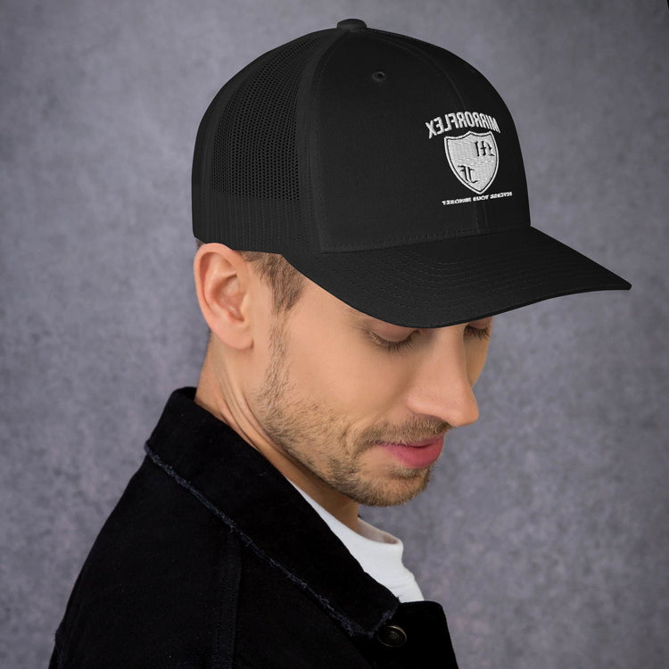 MirrorFlex reverse image logo lids