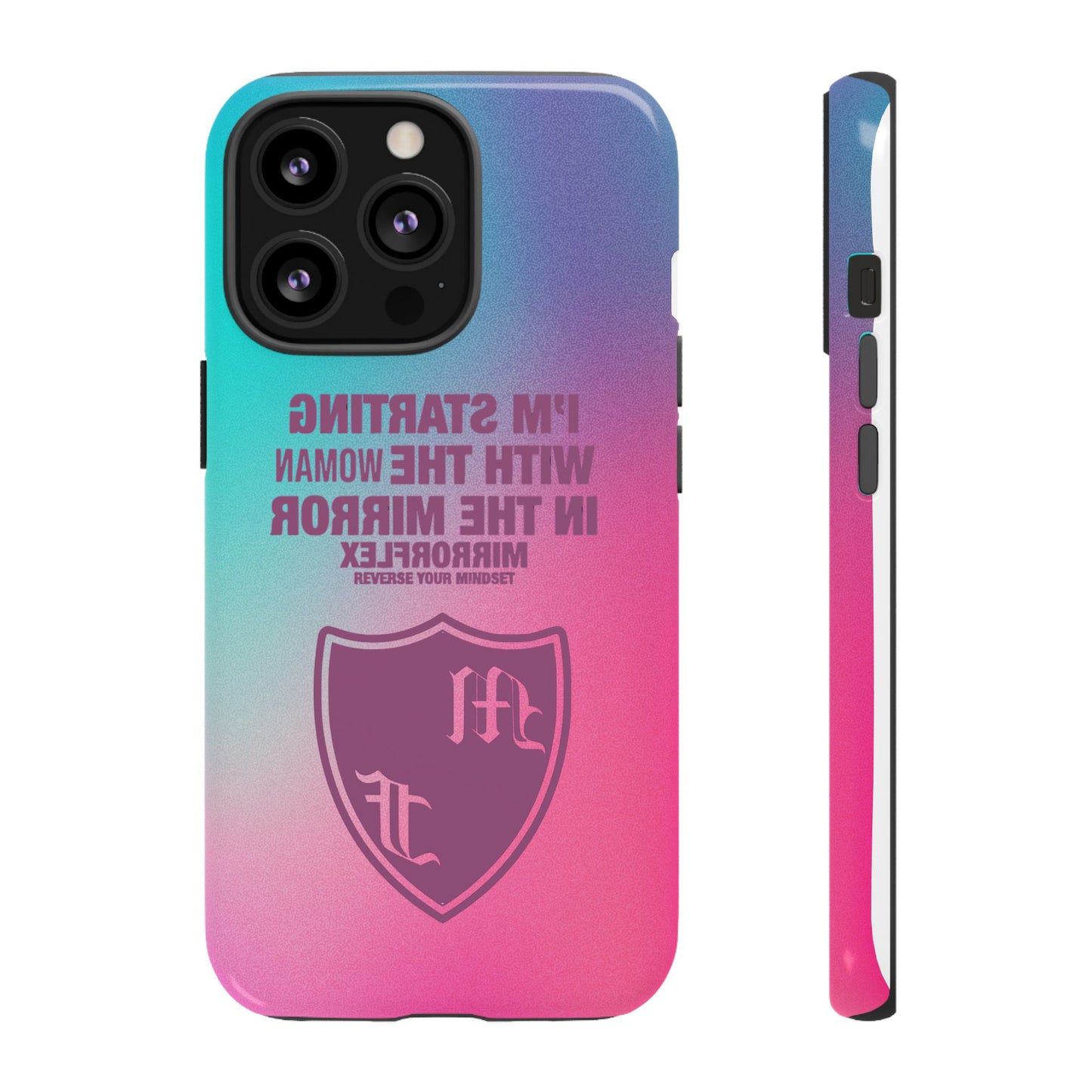 Empowering Phone Case - 'Starting with the Woman in the Mirror' Design