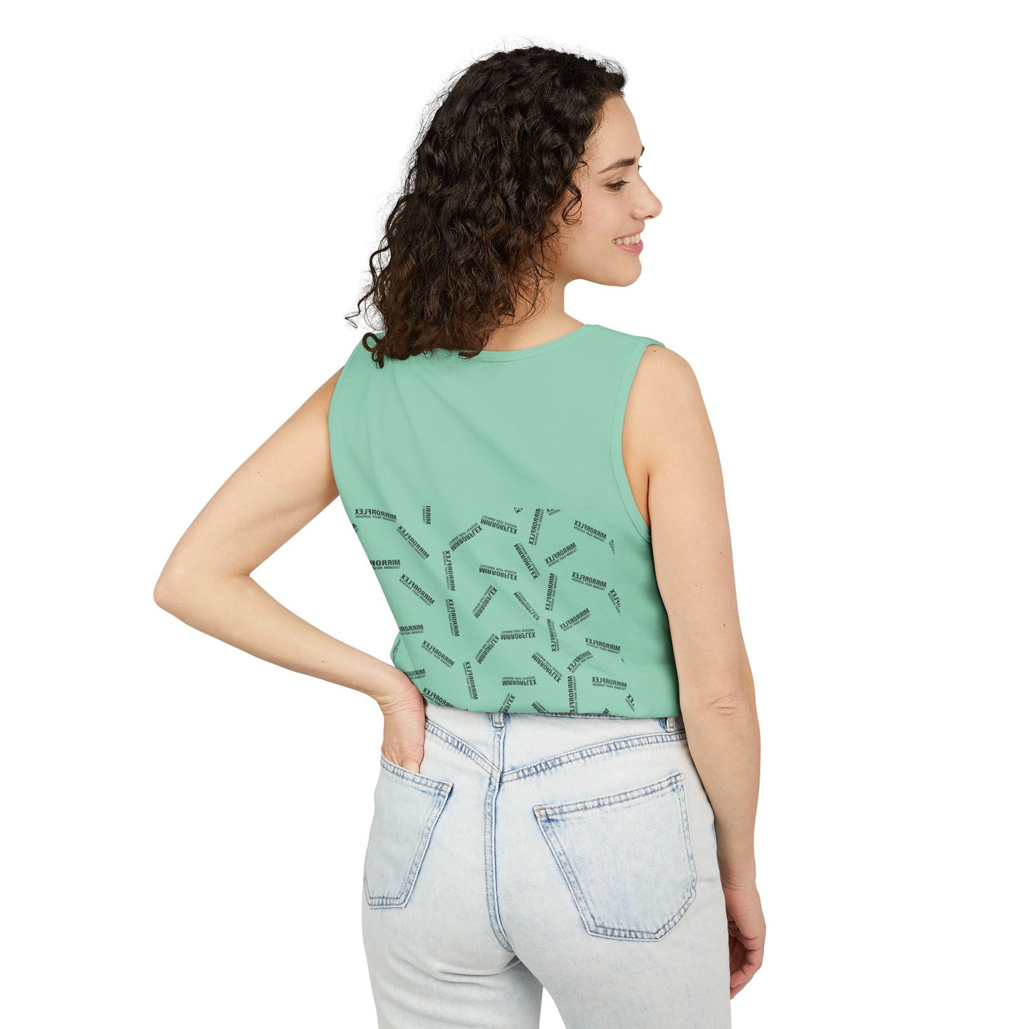 Unisex Garment-Dyed Tank Top - 'F*ck It, Lift That Sh*t' Motivational Workout Tee
