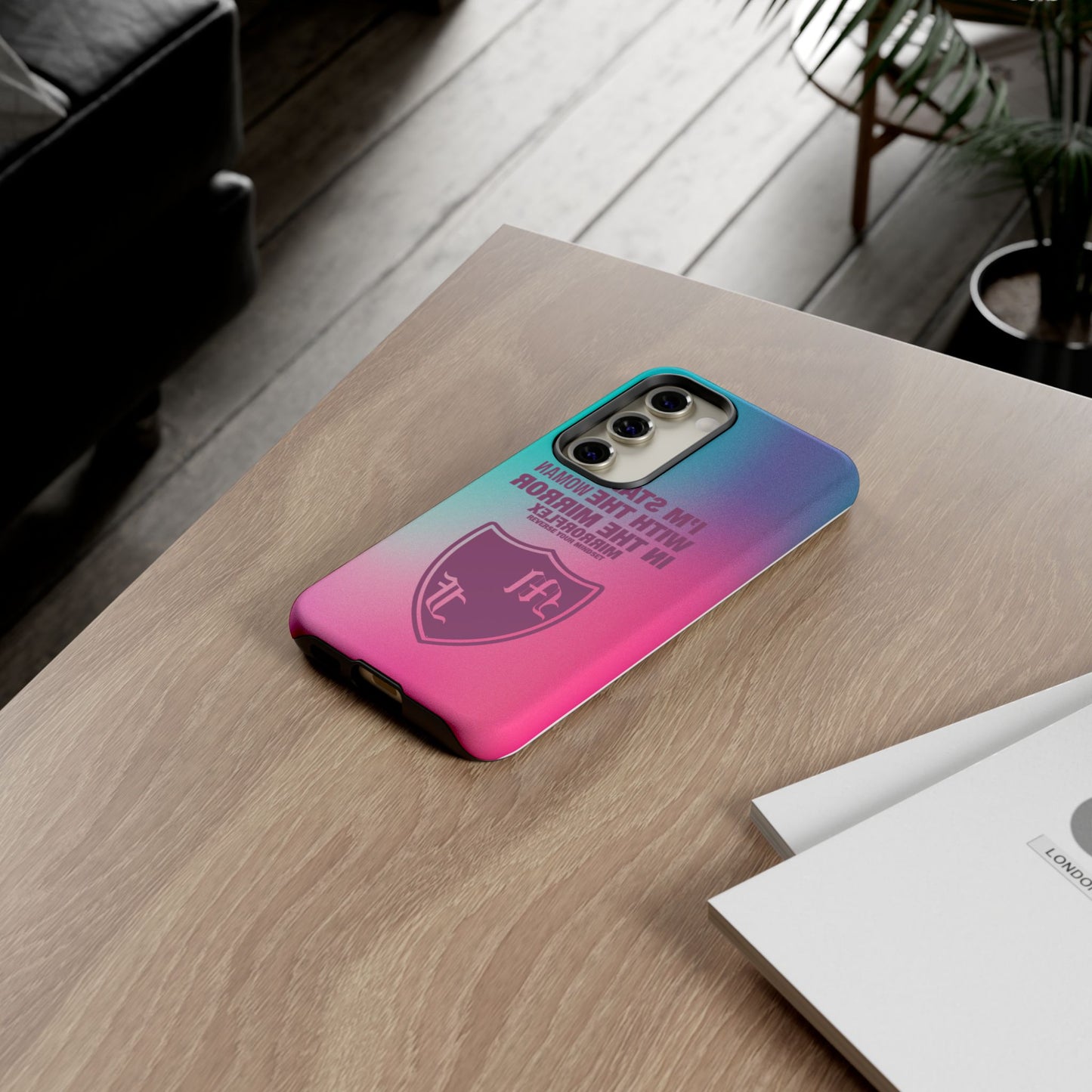 Empowering Phone Case - 'Starting with the Woman in the Mirror' Design