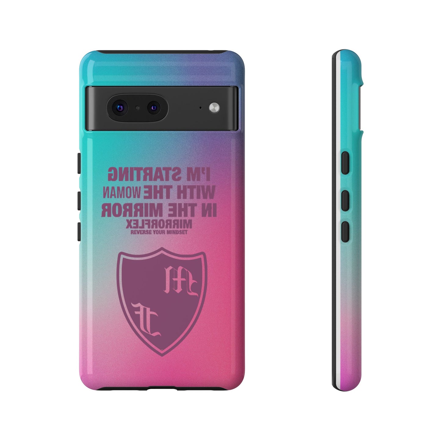 Empowering Phone Case - 'Starting with the Woman in the Mirror' Design