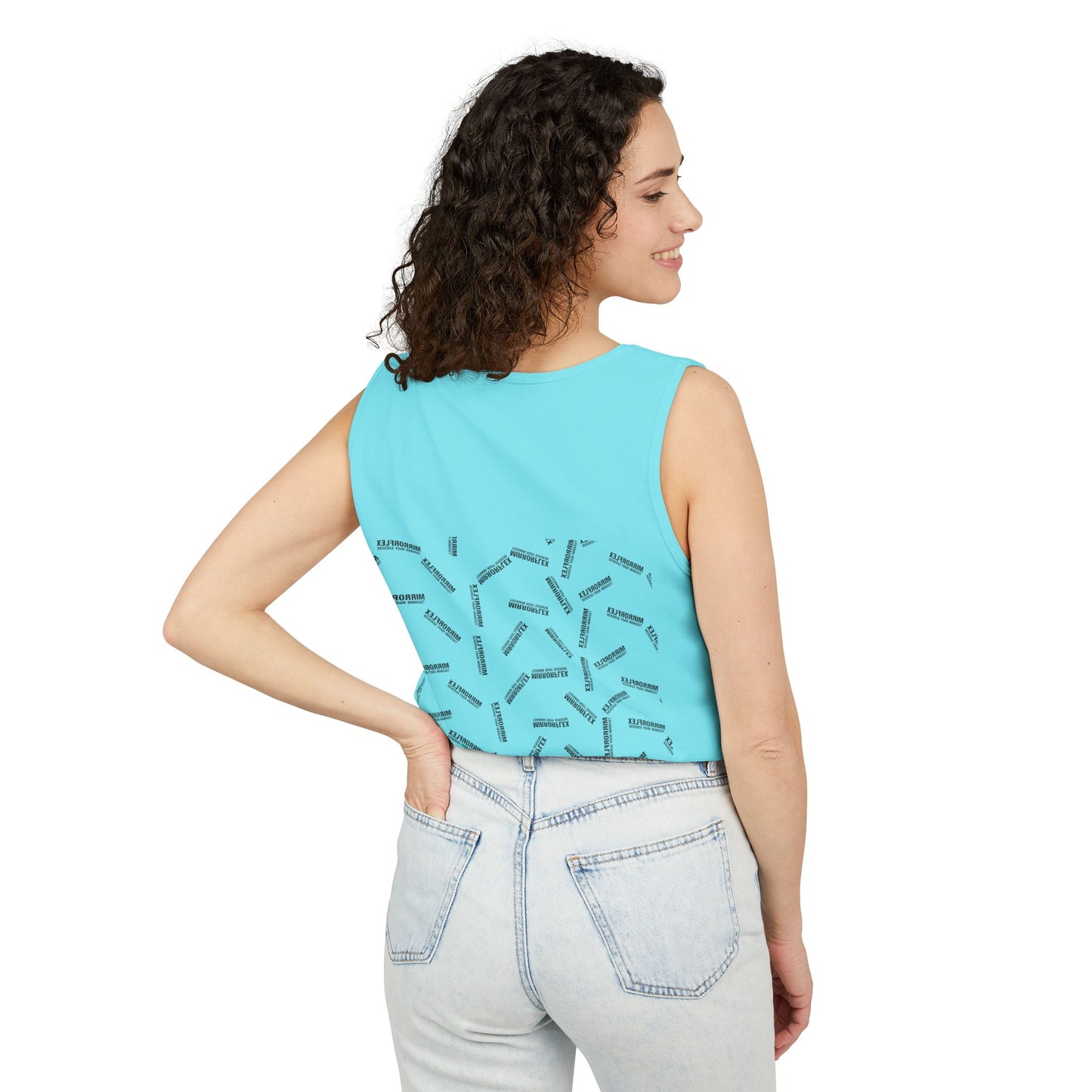 Unisex Garment-Dyed Tank Top - 'F*ck It, Lift That Sh*t' Motivational Workout Tee