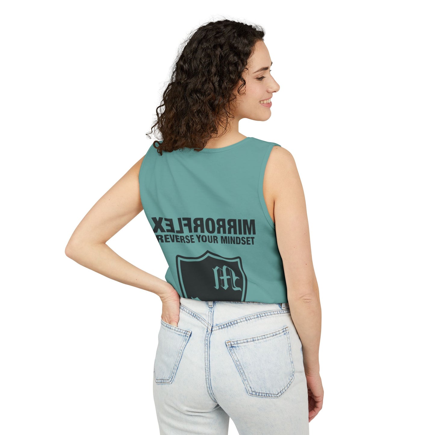 Motivational Unisex Tank Top - 'Reverse Your Mindset'