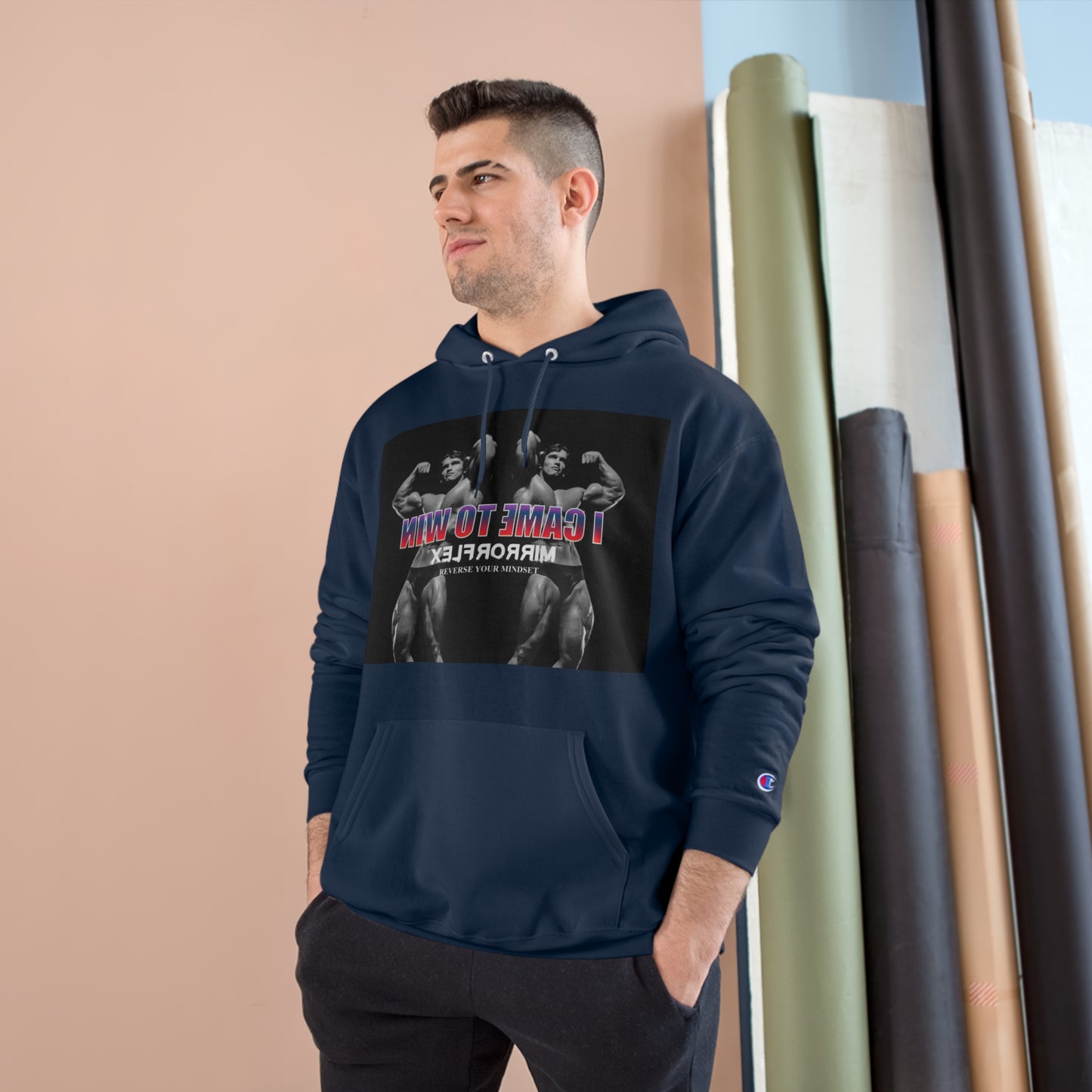 I Came to Win Champion Hoodie - Motivational Workout Wear