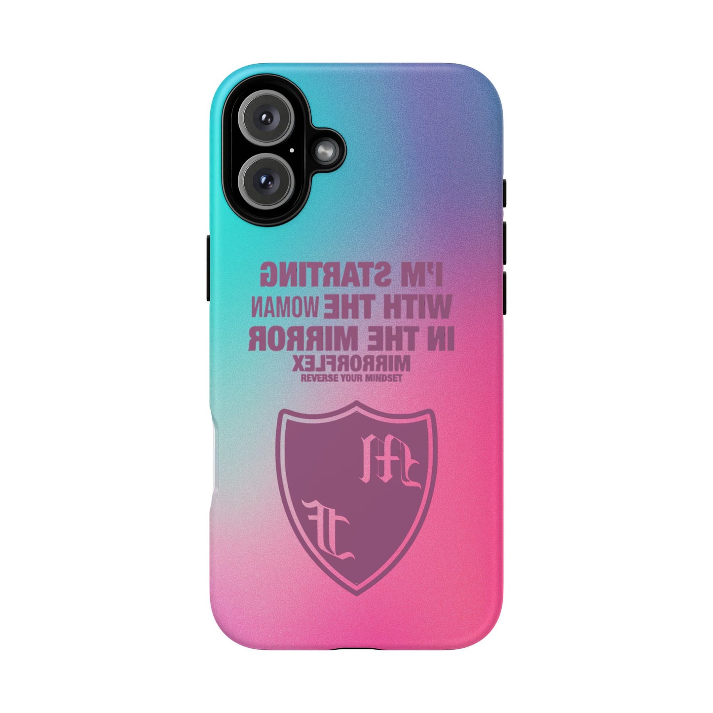 Empowering Phone Case - 'Starting with the Woman in the Mirror' Design