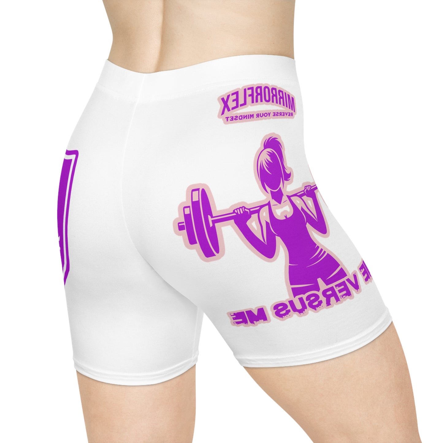 Empowerment Biker Shorts for Women - Fitness & Mindset Design