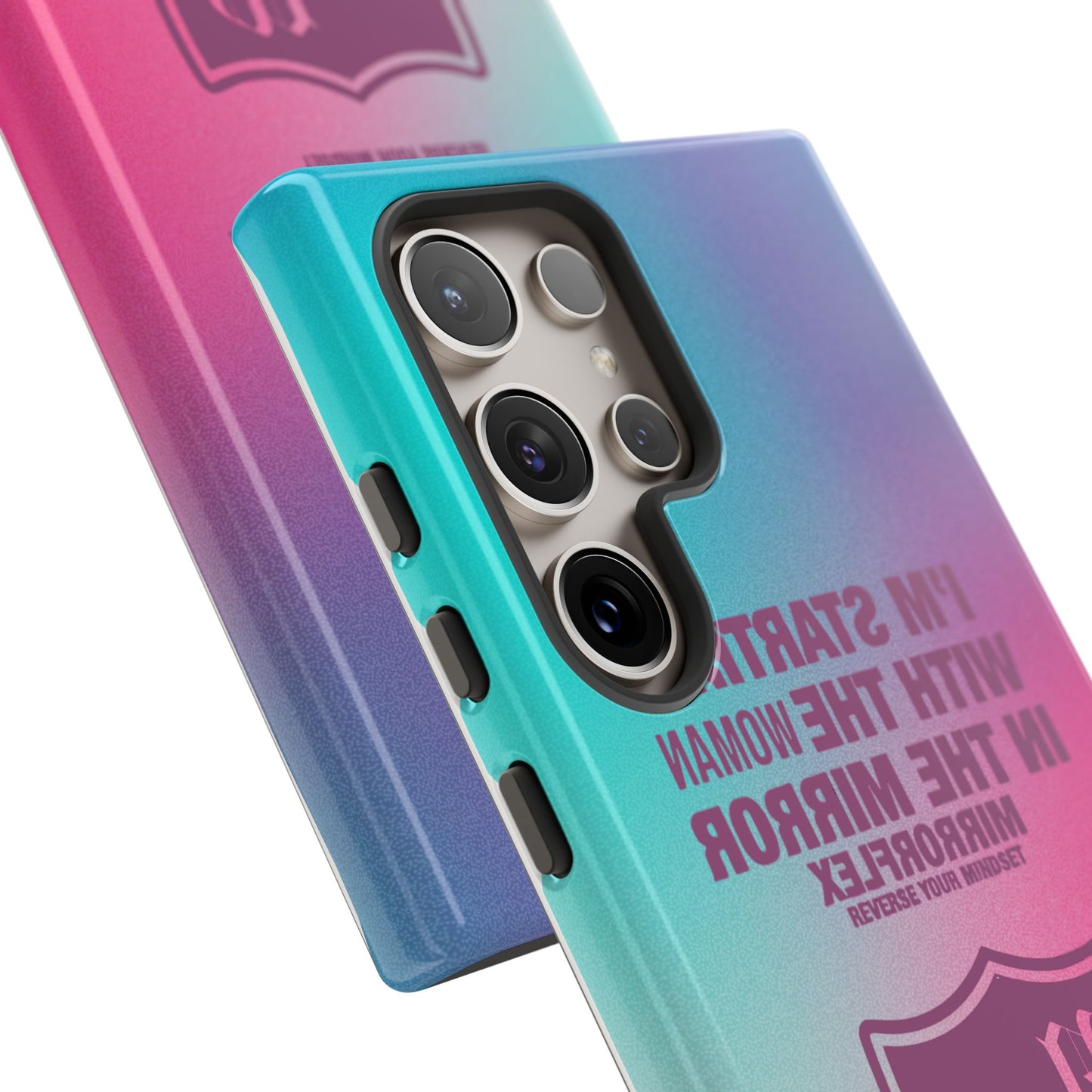 Empowering Phone Case - 'Starting with the Woman in the Mirror' Design