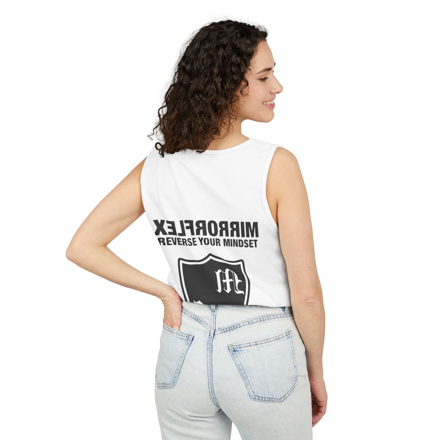 Motivational Unisex Tank Top - 'Reverse Your Mindset'