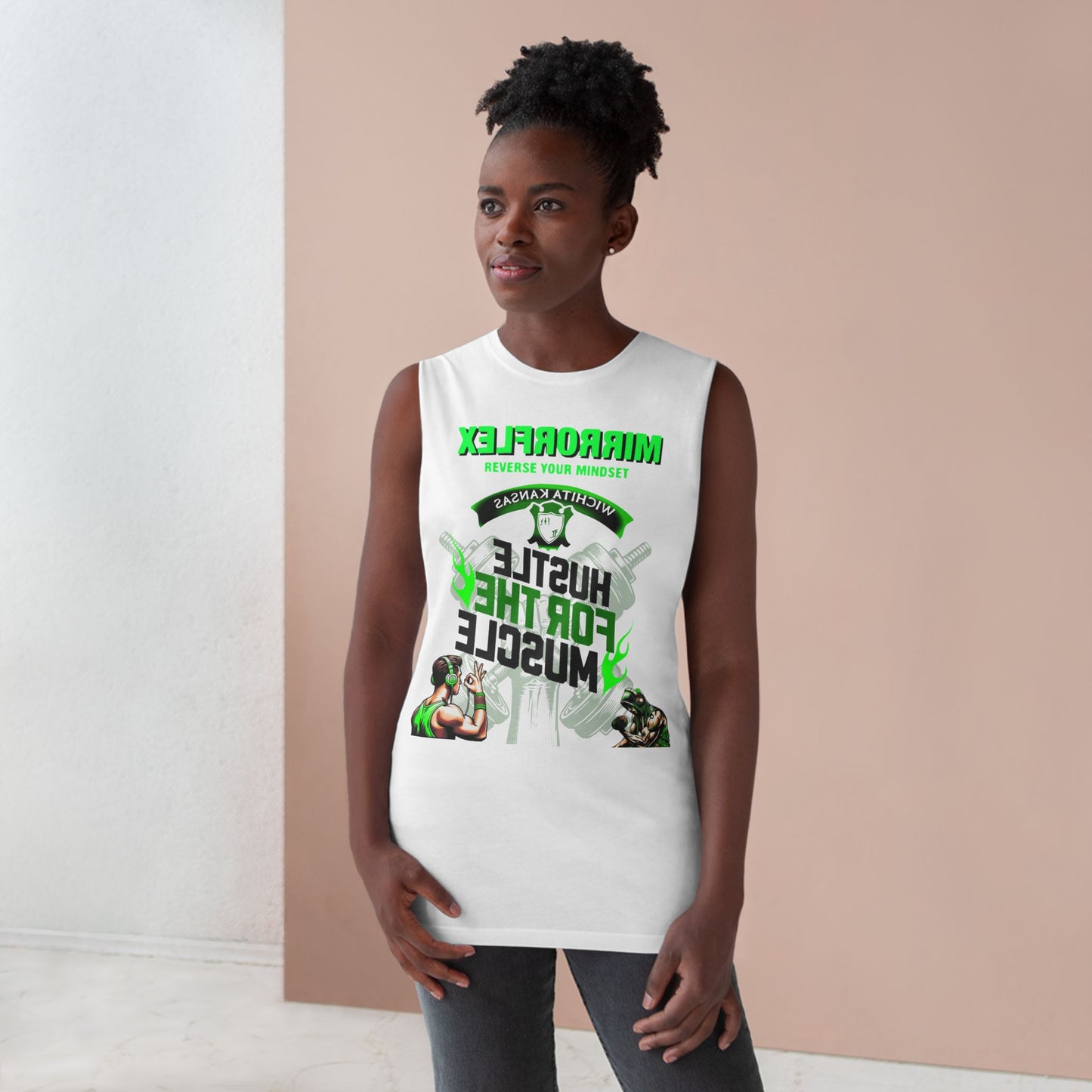 Hustle & Muscle Unisex Tank Top - Graphic Fitness Wear