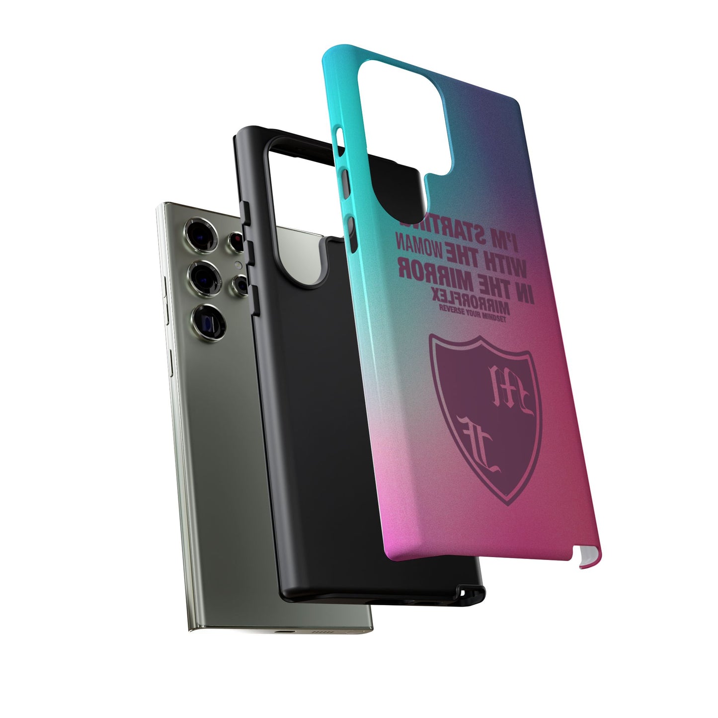 Empowering Phone Case - 'Starting with the Woman in the Mirror' Design