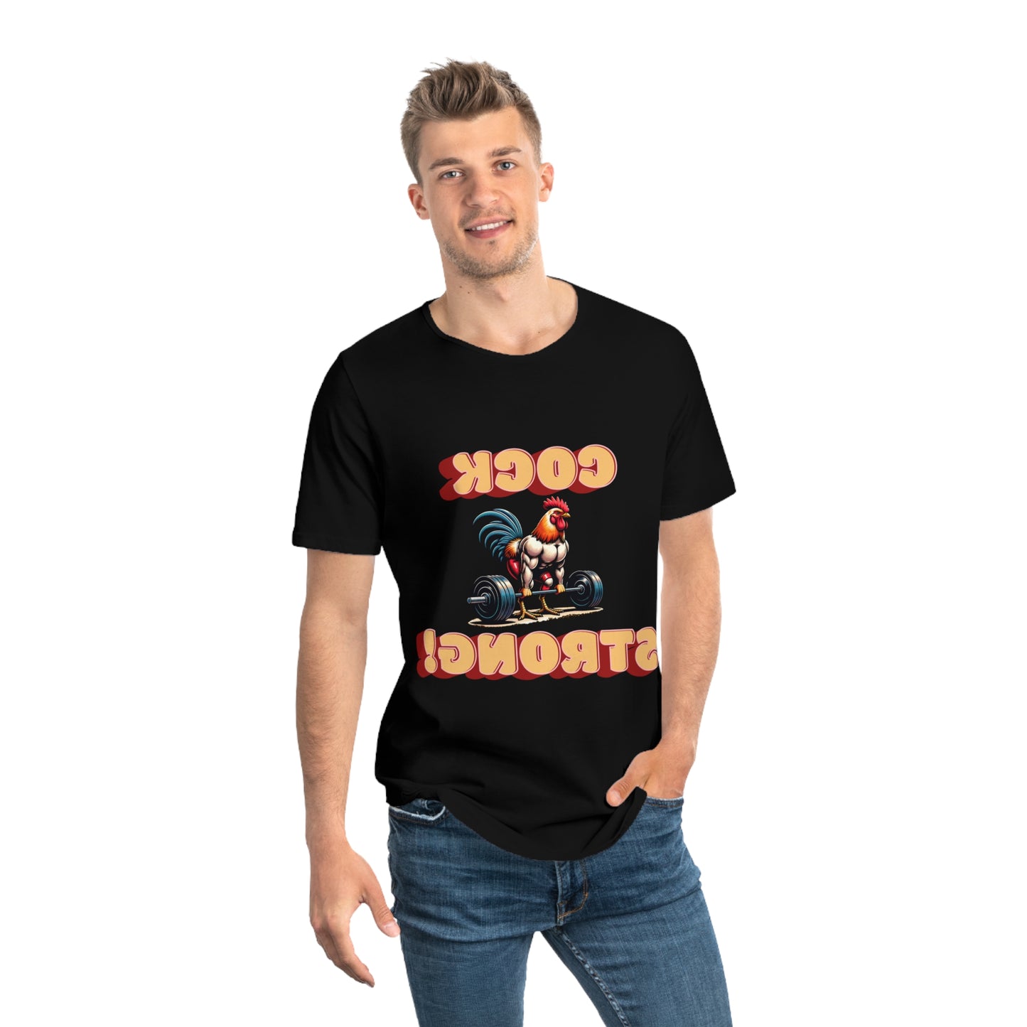 Men's Jersey Curved Hem Tee