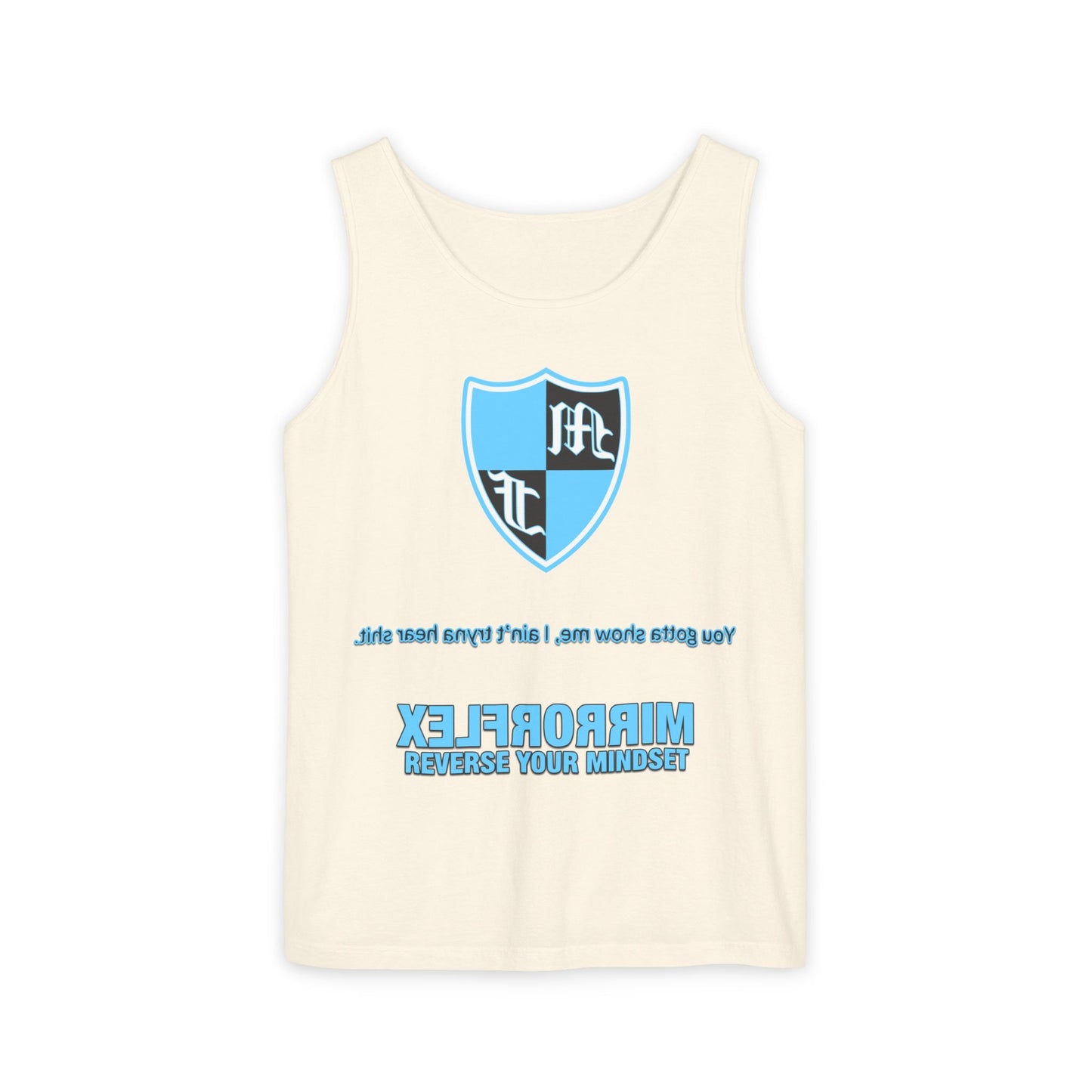 Unisex Tank Top - 'Reverse Your Mindset' Motivational Graphic Tee