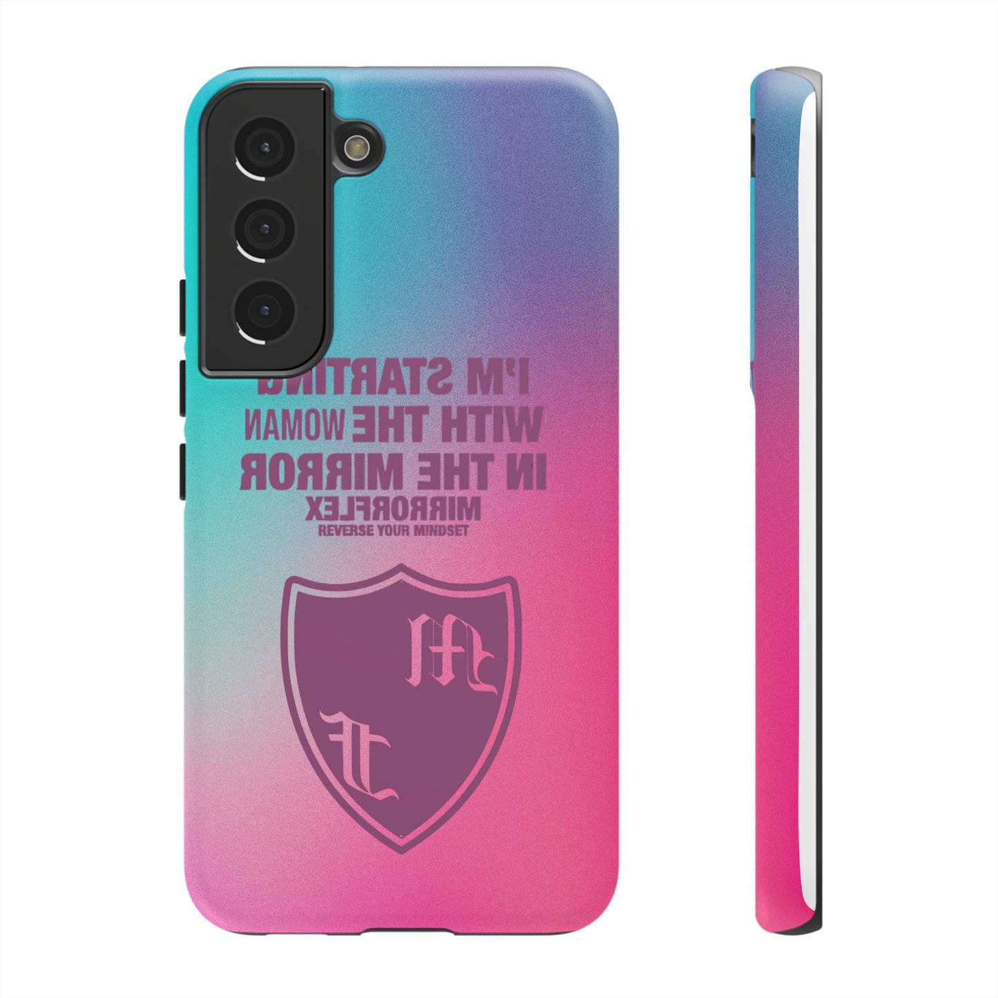Empowering Phone Case - 'Starting with the Woman in the Mirror' Design