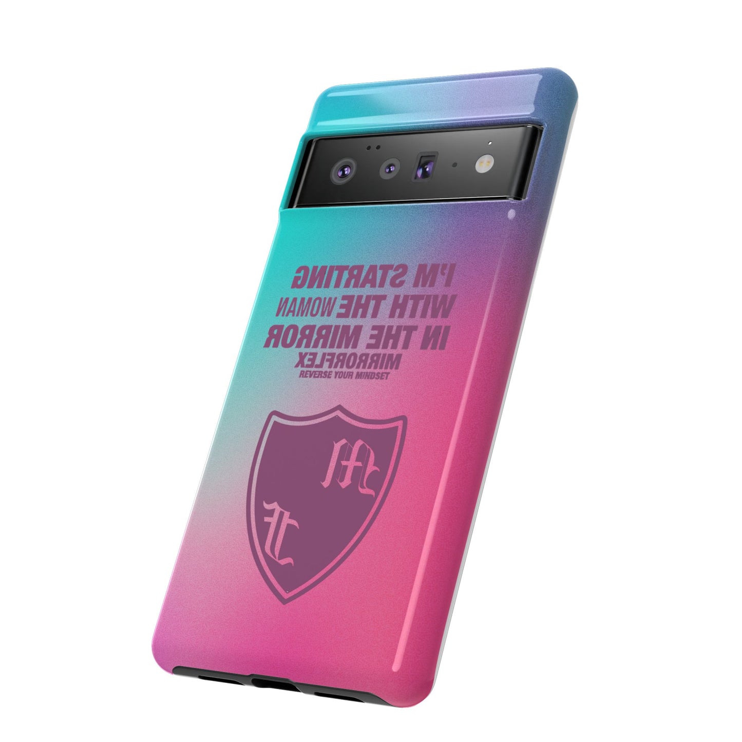 Empowering Phone Case - 'Starting with the Woman in the Mirror' Design
