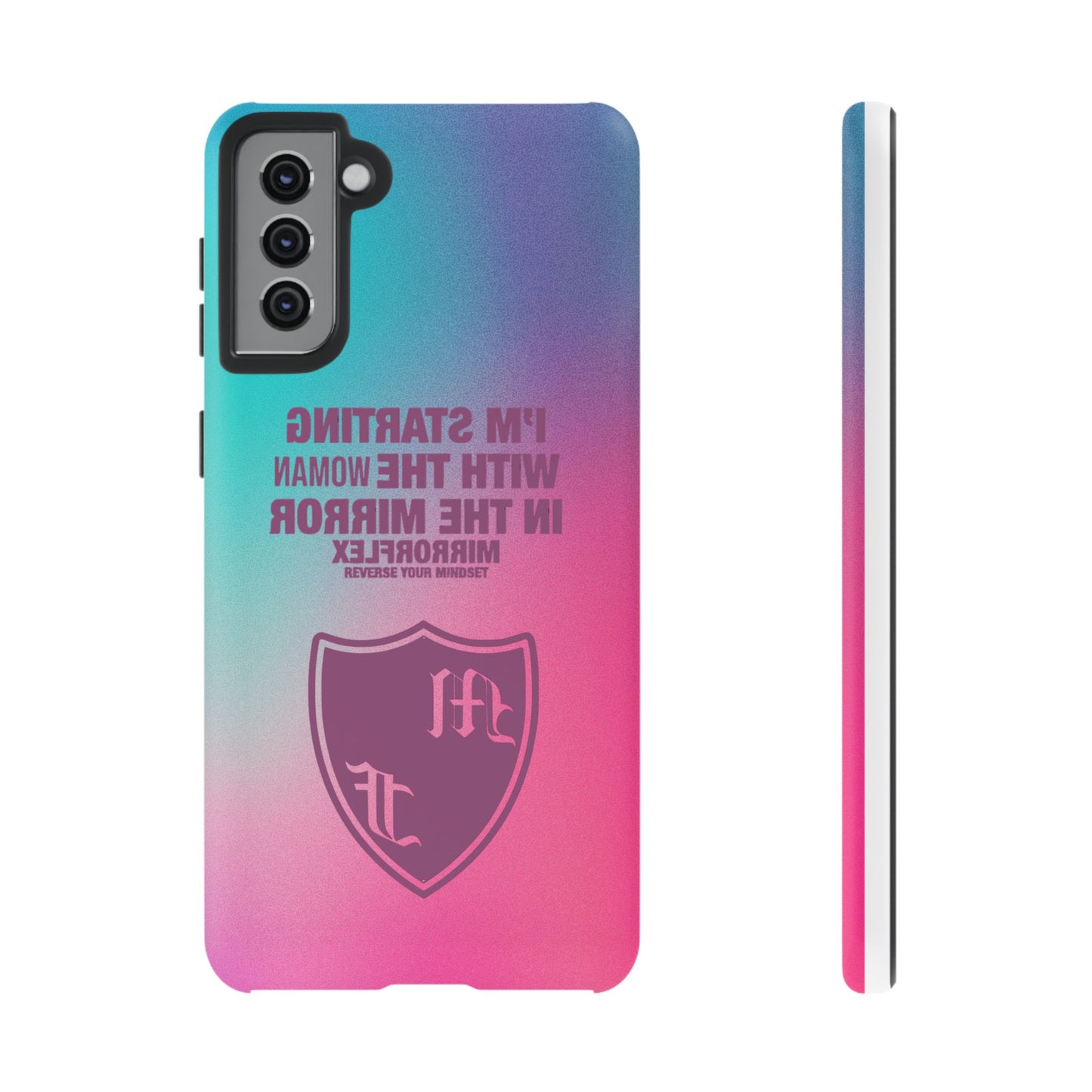 Empowering Phone Case - 'Starting with the Woman in the Mirror' Design
