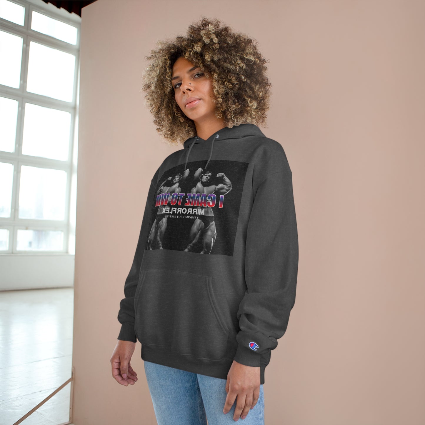 I Came to Win Champion Hoodie - Motivational Workout Wear