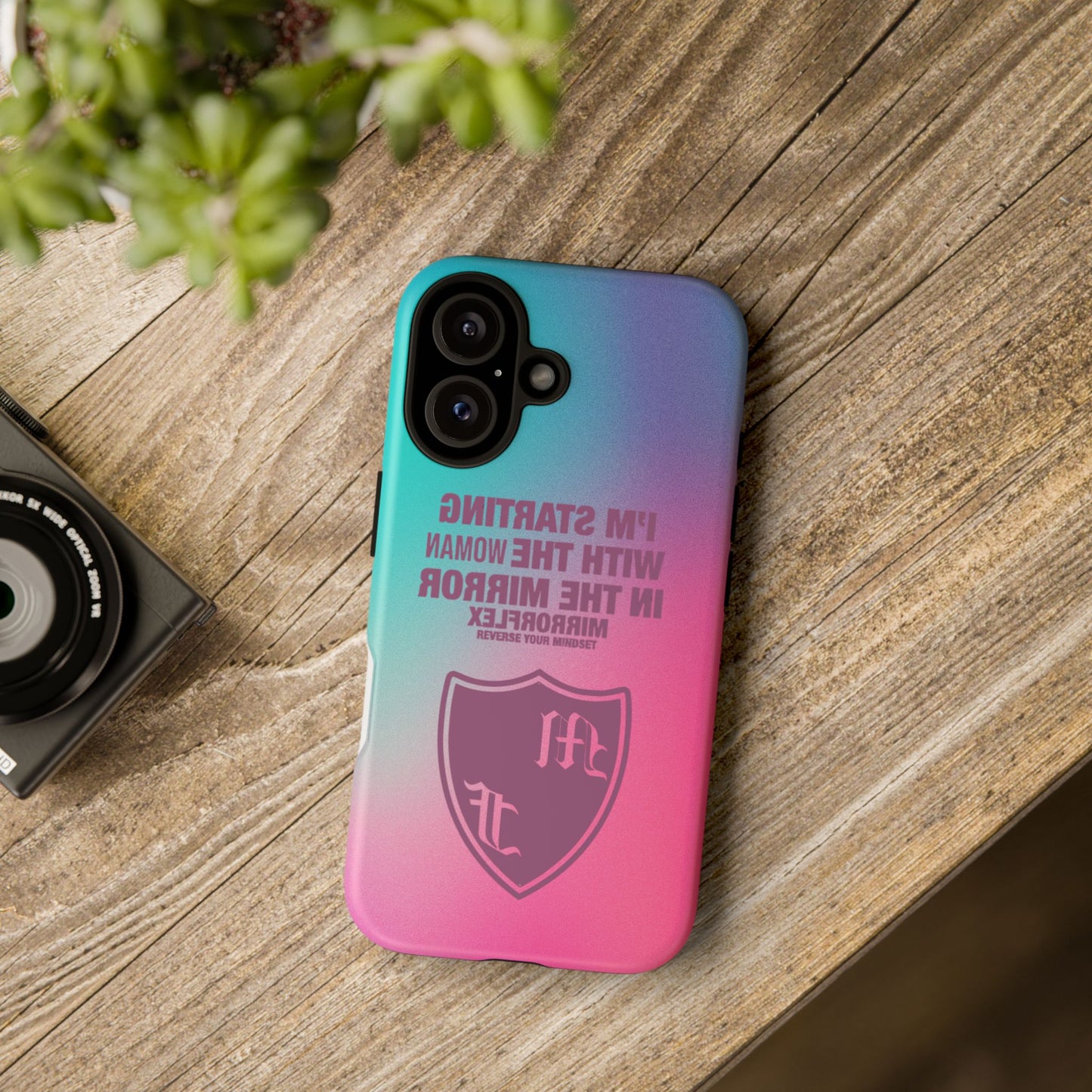 Empowering Phone Case - 'Starting with the Woman in the Mirror' Design