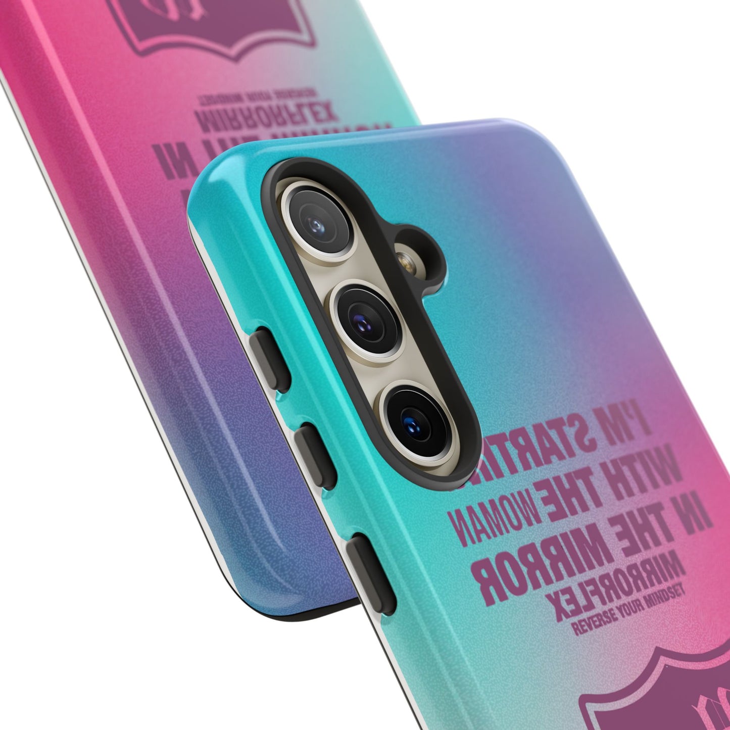 Empowering Phone Case - 'Starting with the Woman in the Mirror' Design