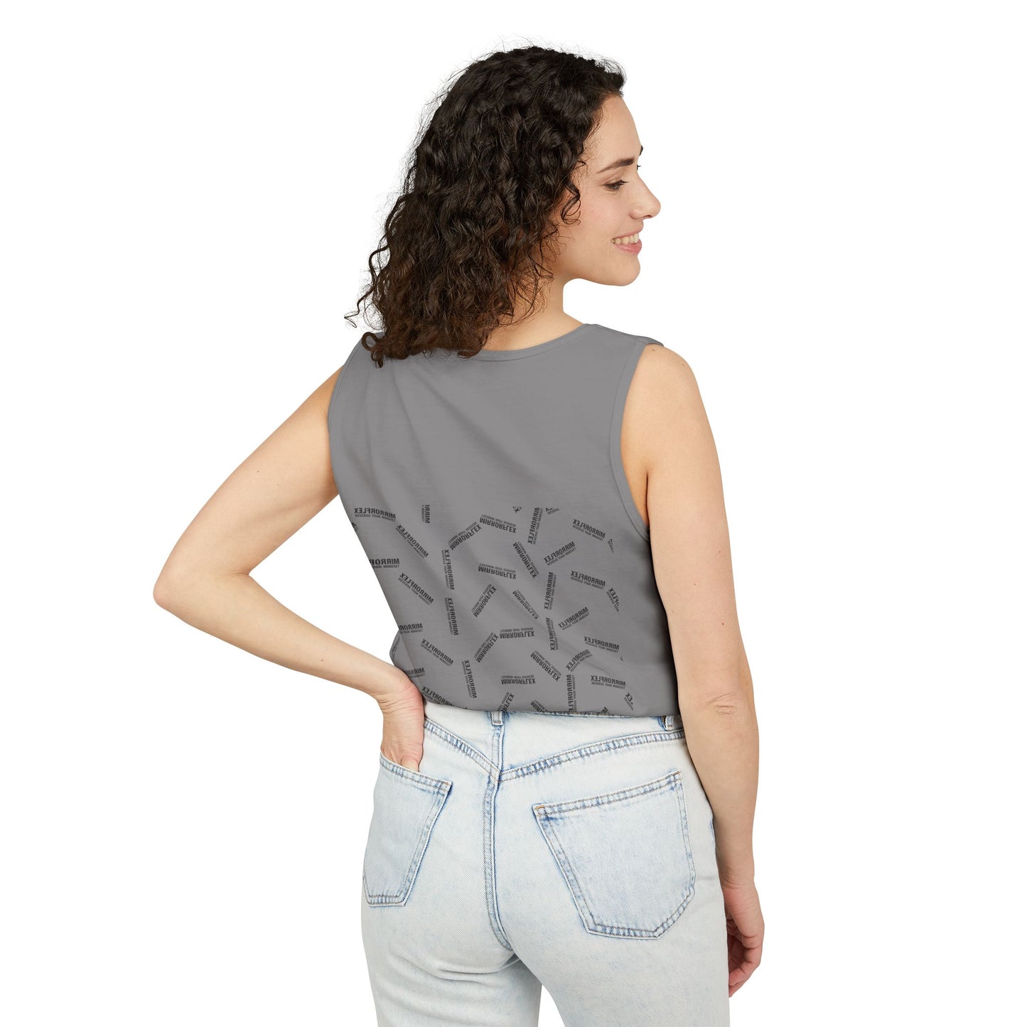 Unisex Garment-Dyed Tank Top - 'F*ck It, Lift That Sh*t' Motivational Workout Tee