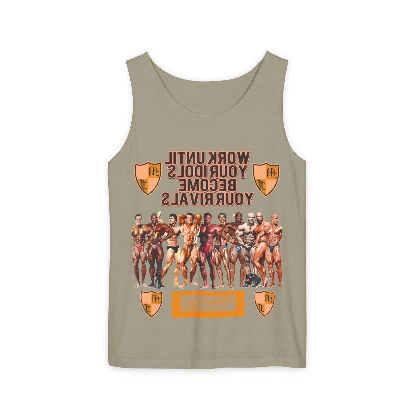 Motivational Fitness Tank Top - "Work Until Your Idols Become Your Rivals"