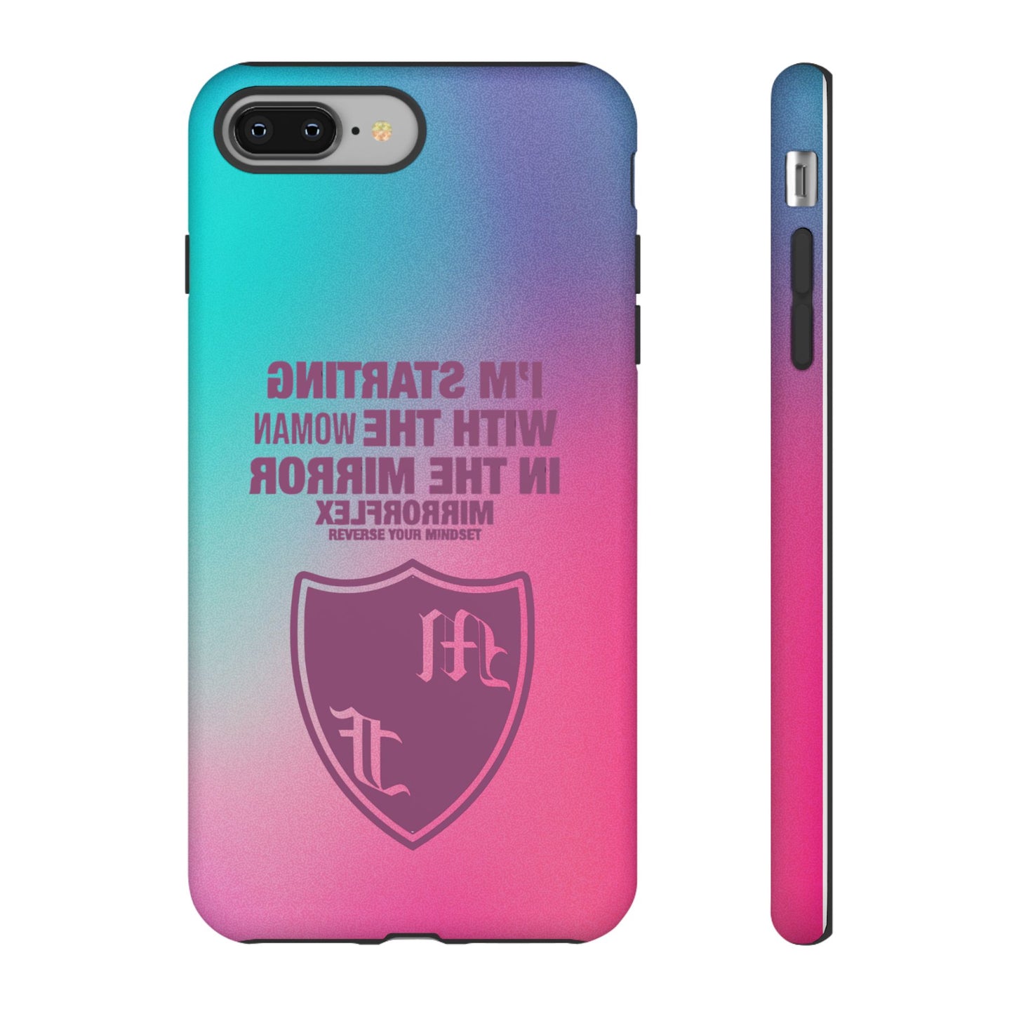 Empowering Phone Case - 'Starting with the Woman in the Mirror' Design