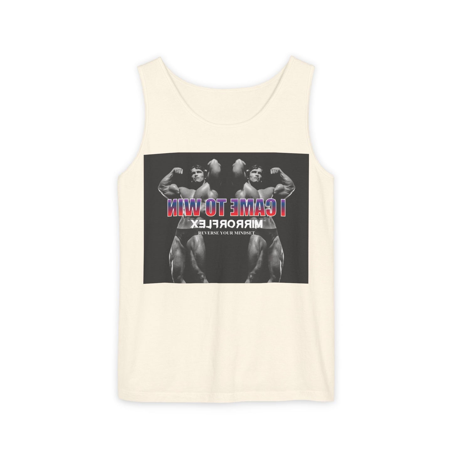 Unisex Garment-Dyed Tank Top - 'I Came to Win' Motivational Gym Wear