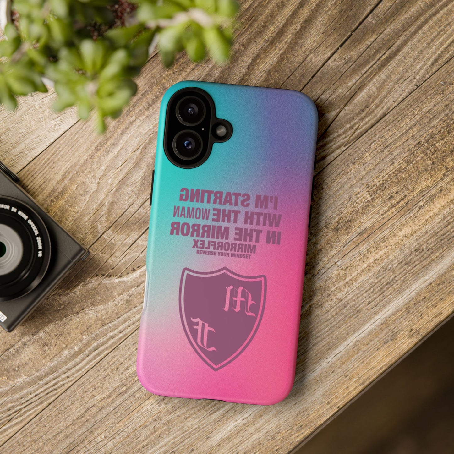 Empowering Phone Case - 'Starting with the Woman in the Mirror' Design