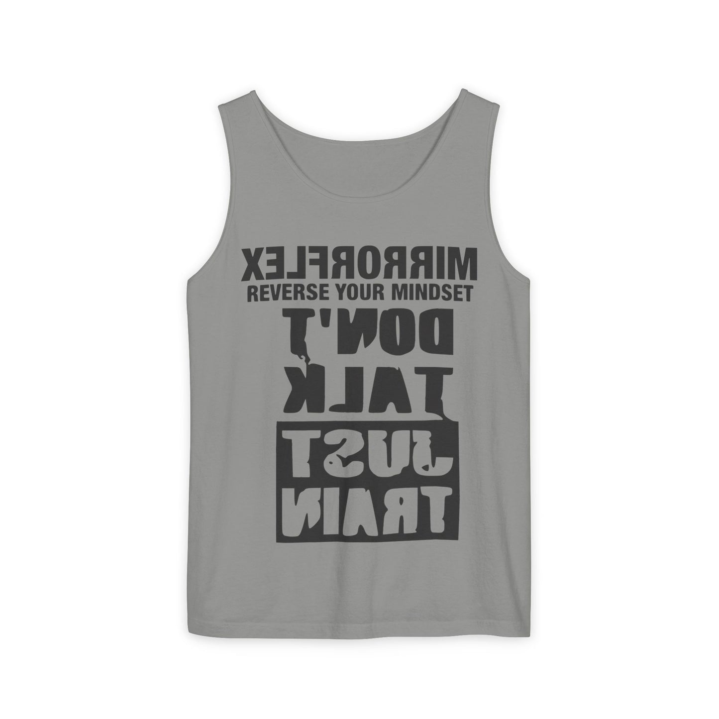 Motivational Unisex Tank Top - 'Reverse Your Mindset'