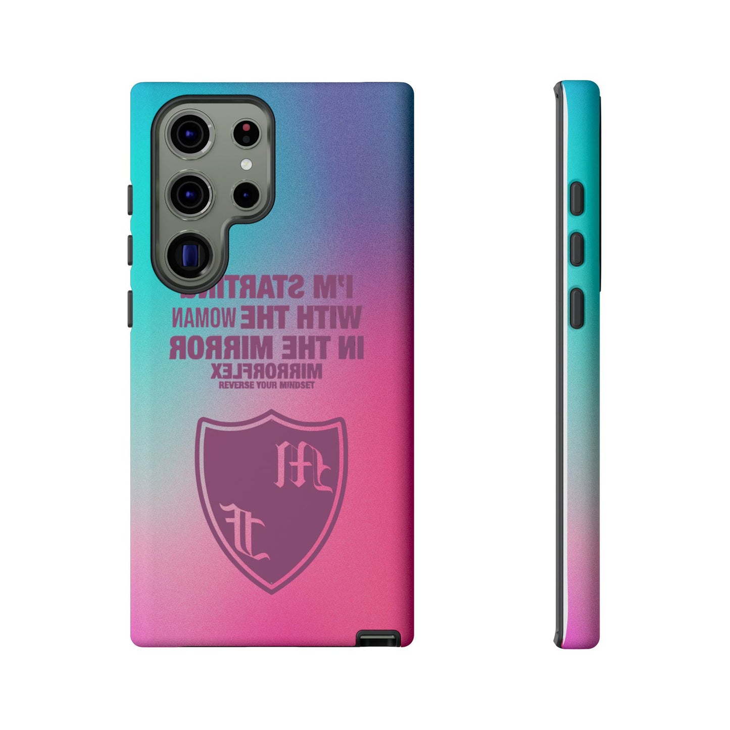 Empowering Phone Case - 'Starting with the Woman in the Mirror' Design