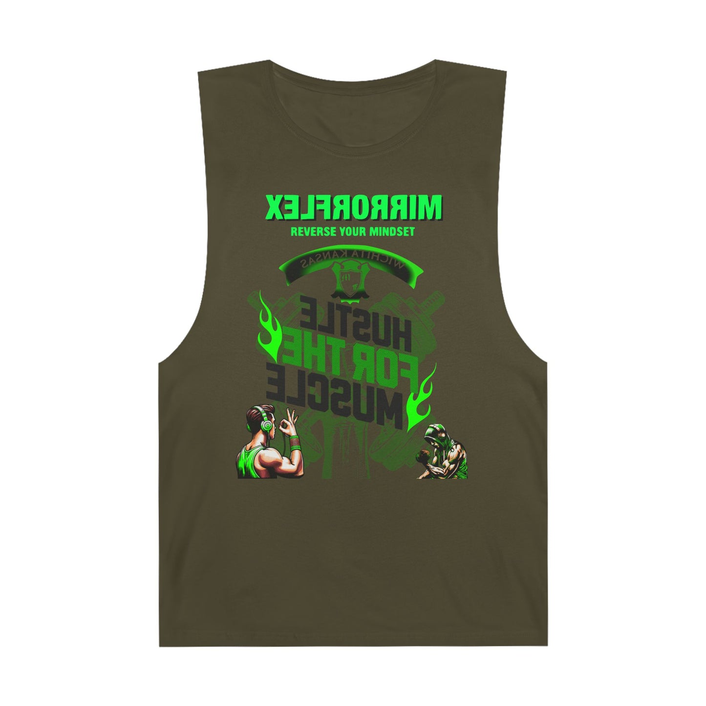 Hustle & Muscle Unisex Tank Top - Graphic Fitness Wear