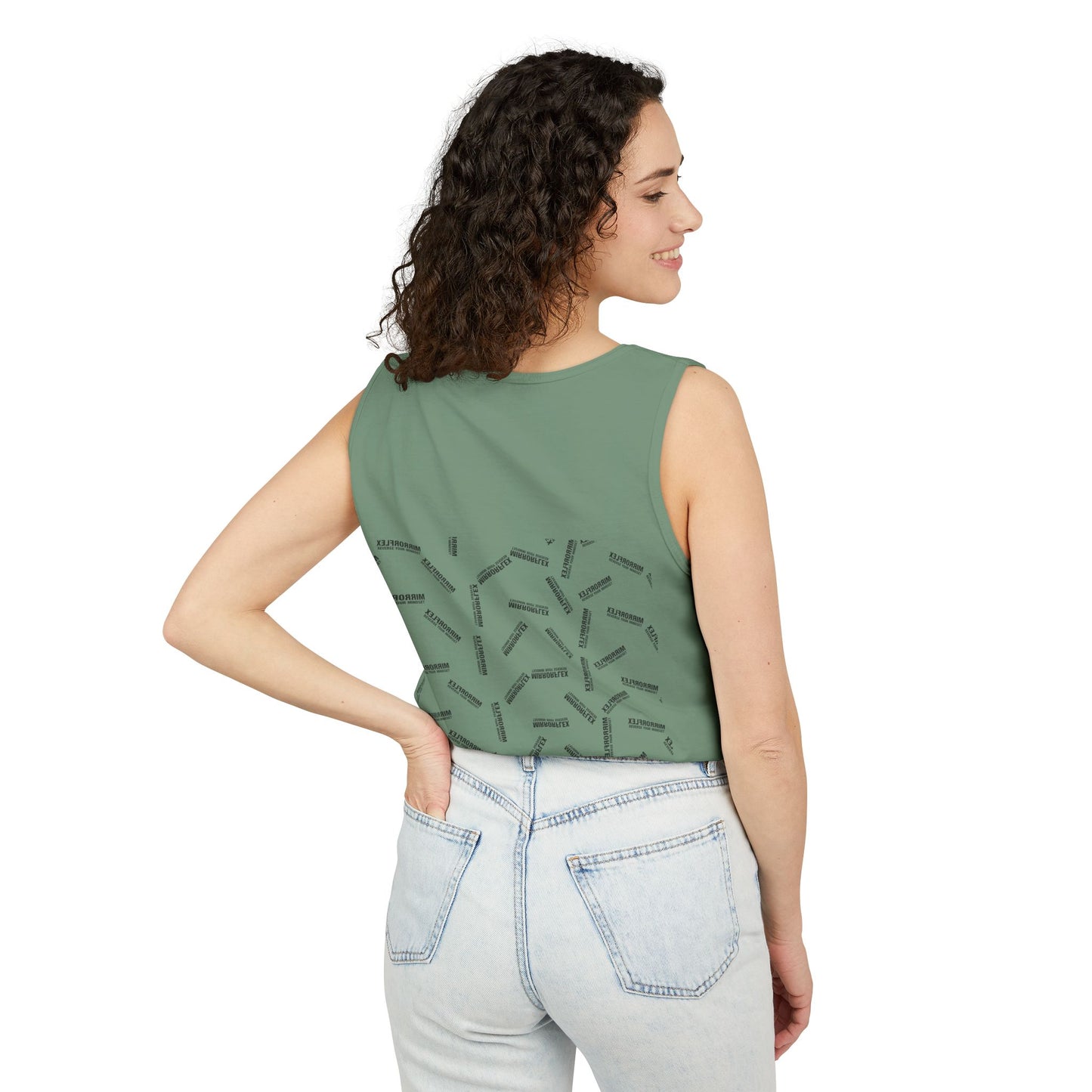 Unisex Garment-Dyed Tank Top - 'F*ck It, Lift That Sh*t' Motivational Workout Tee