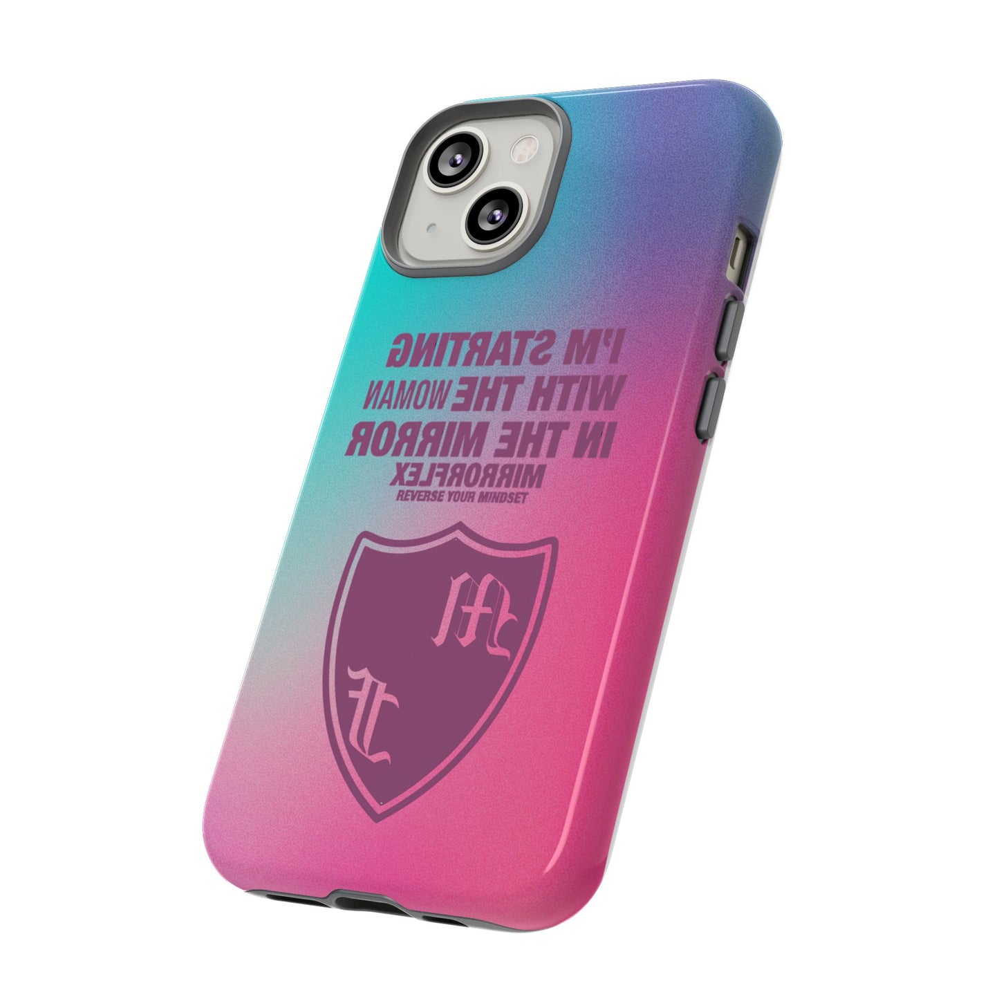Empowering Phone Case - 'Starting with the Woman in the Mirror' Design
