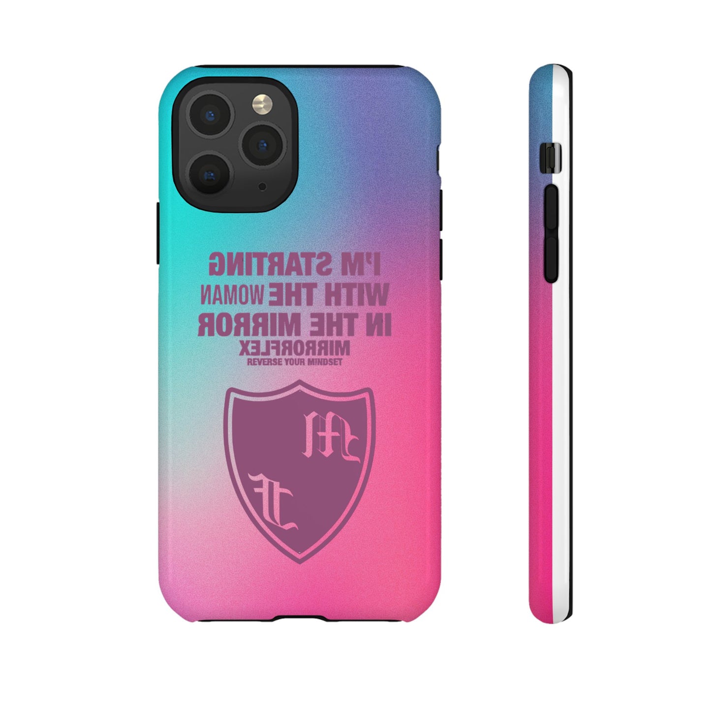 Empowering Phone Case - 'Starting with the Woman in the Mirror' Design