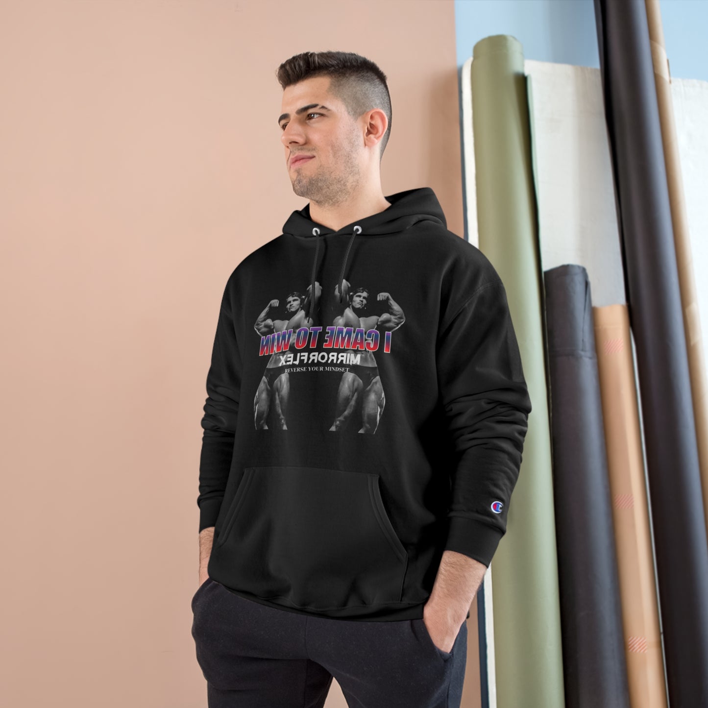 I Came to Win Champion Hoodie - Motivational Workout Wear