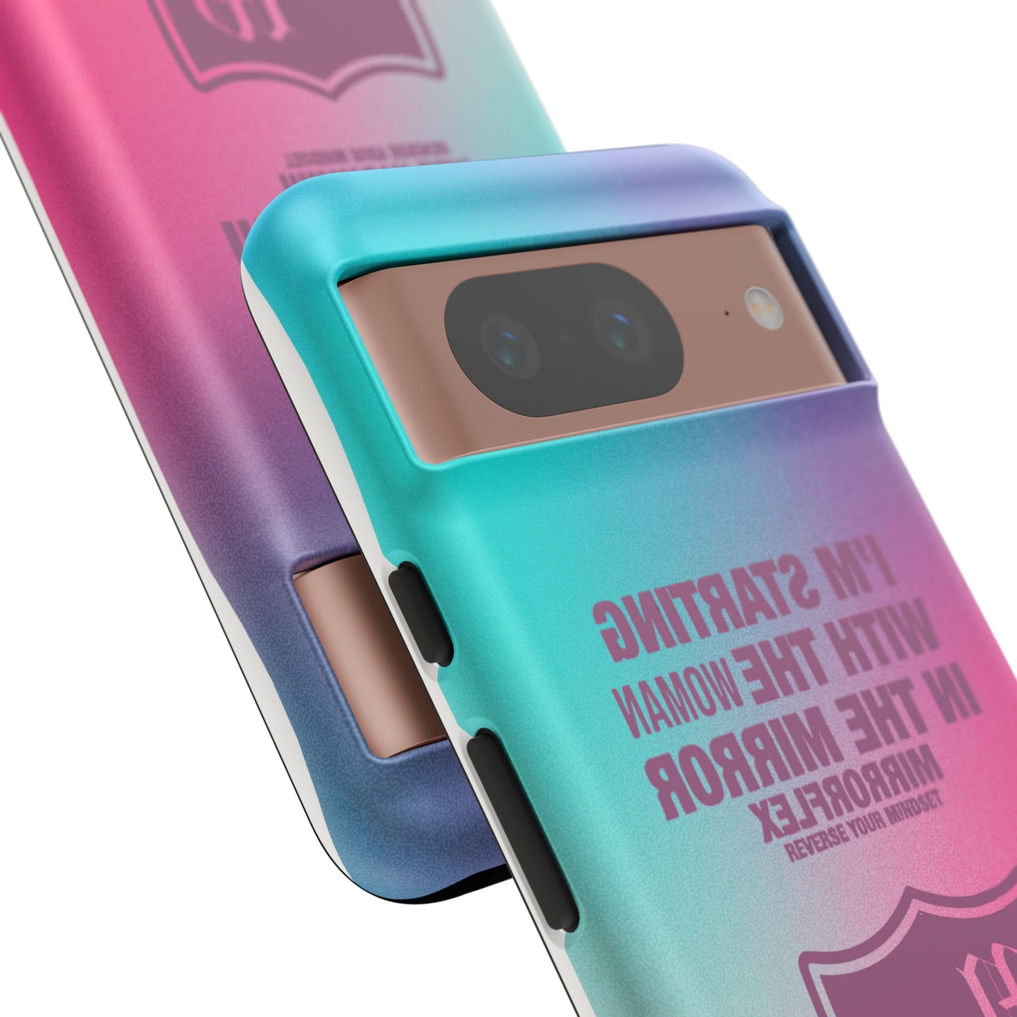 Empowering Phone Case - 'Starting with the Woman in the Mirror' Design