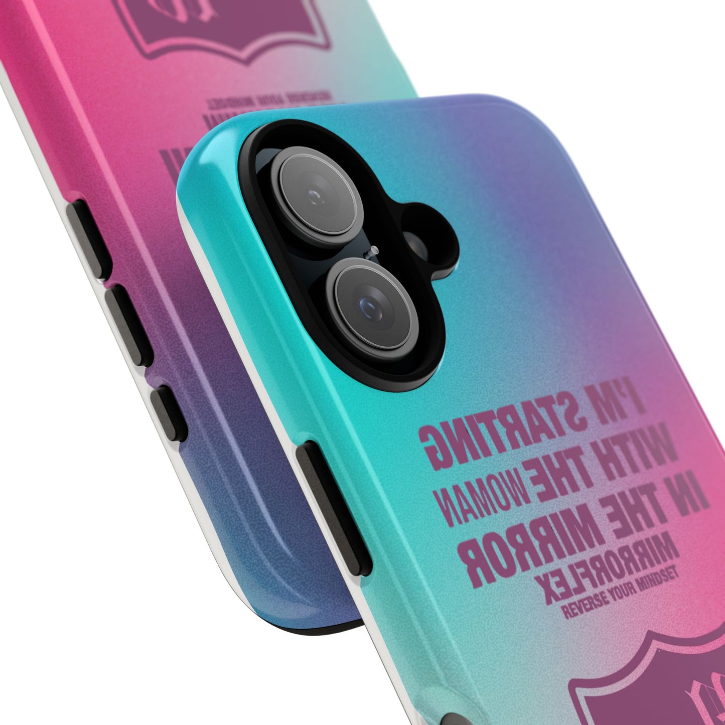 Empowering Phone Case - 'Starting with the Woman in the Mirror' Design