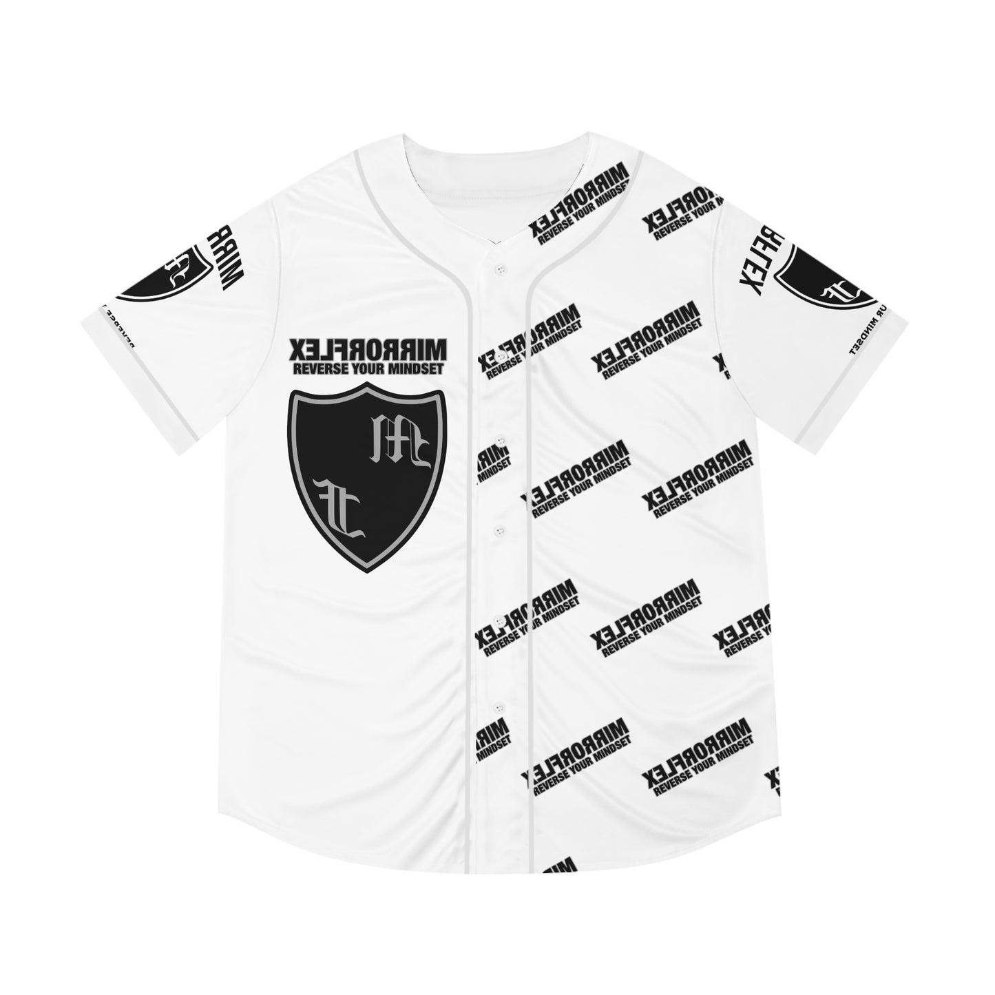 Men's Baseball Jersey - 'Reverse Your Mindset' Athletic Style