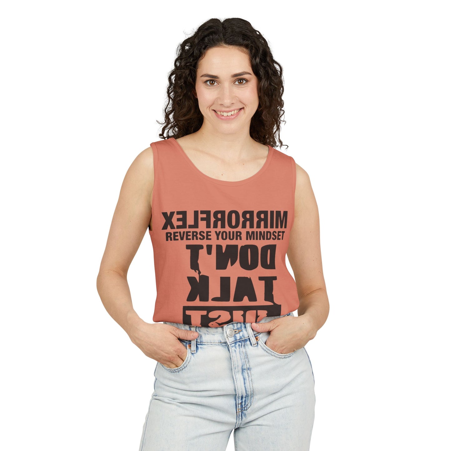 Motivational Unisex Tank Top - 'Reverse Your Mindset'