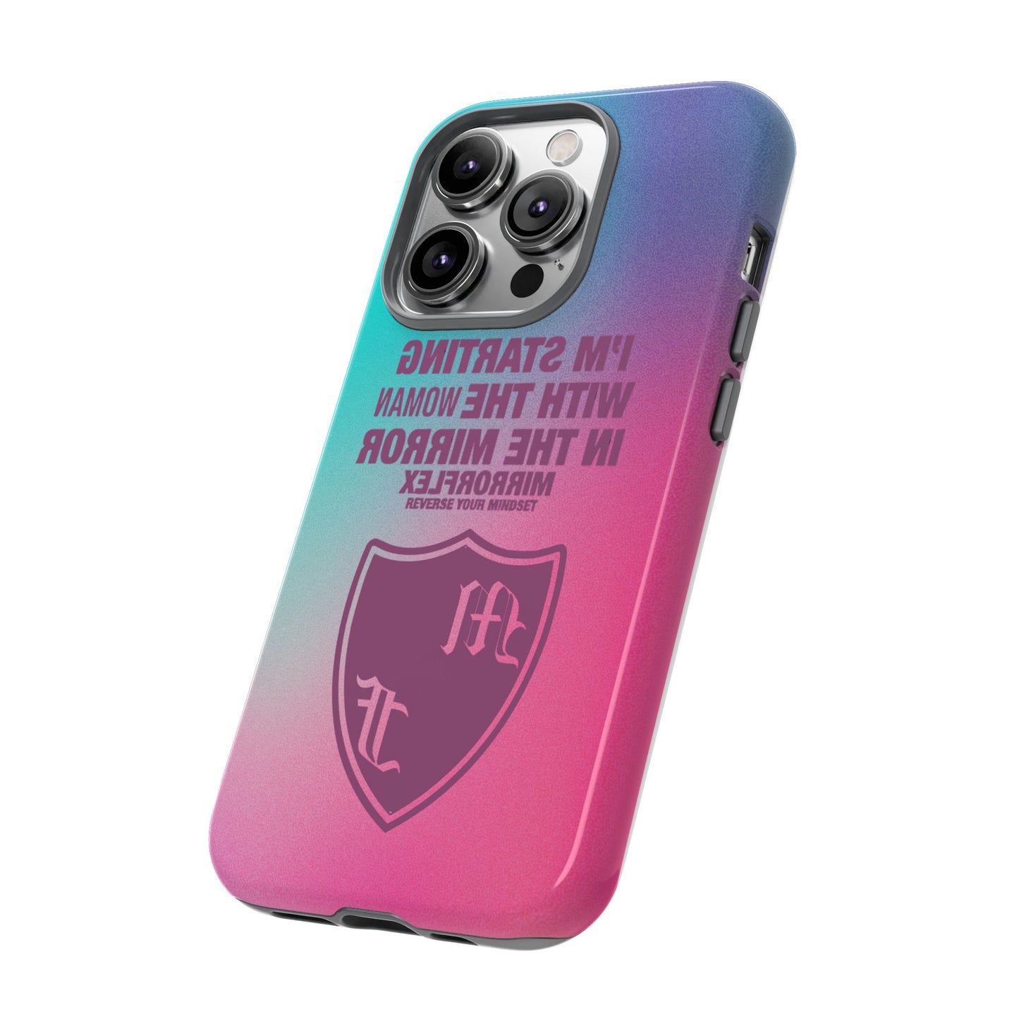 Empowering Phone Case - 'Starting with the Woman in the Mirror' Design
