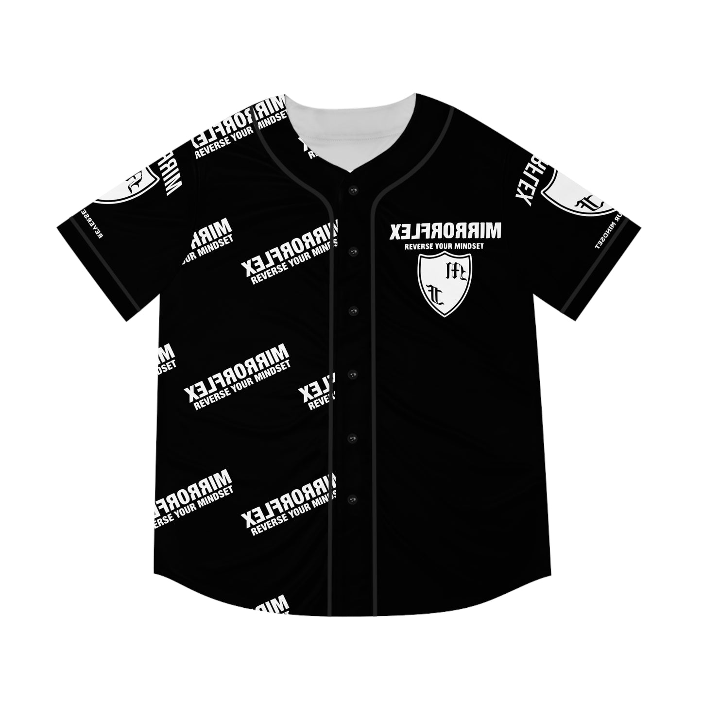 Men's Baseball Jersey - 'Reverse Your Mindset' Athletic Style