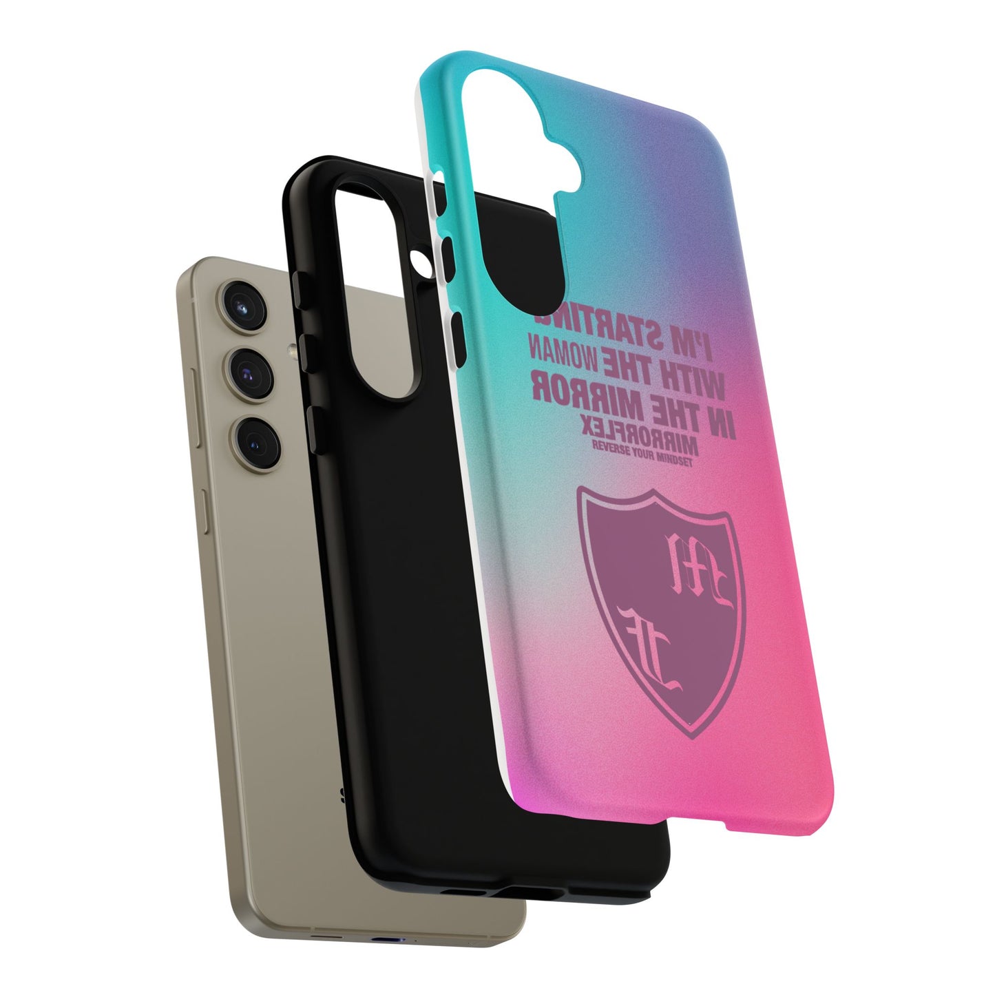 Empowering Phone Case - 'Starting with the Woman in the Mirror' Design