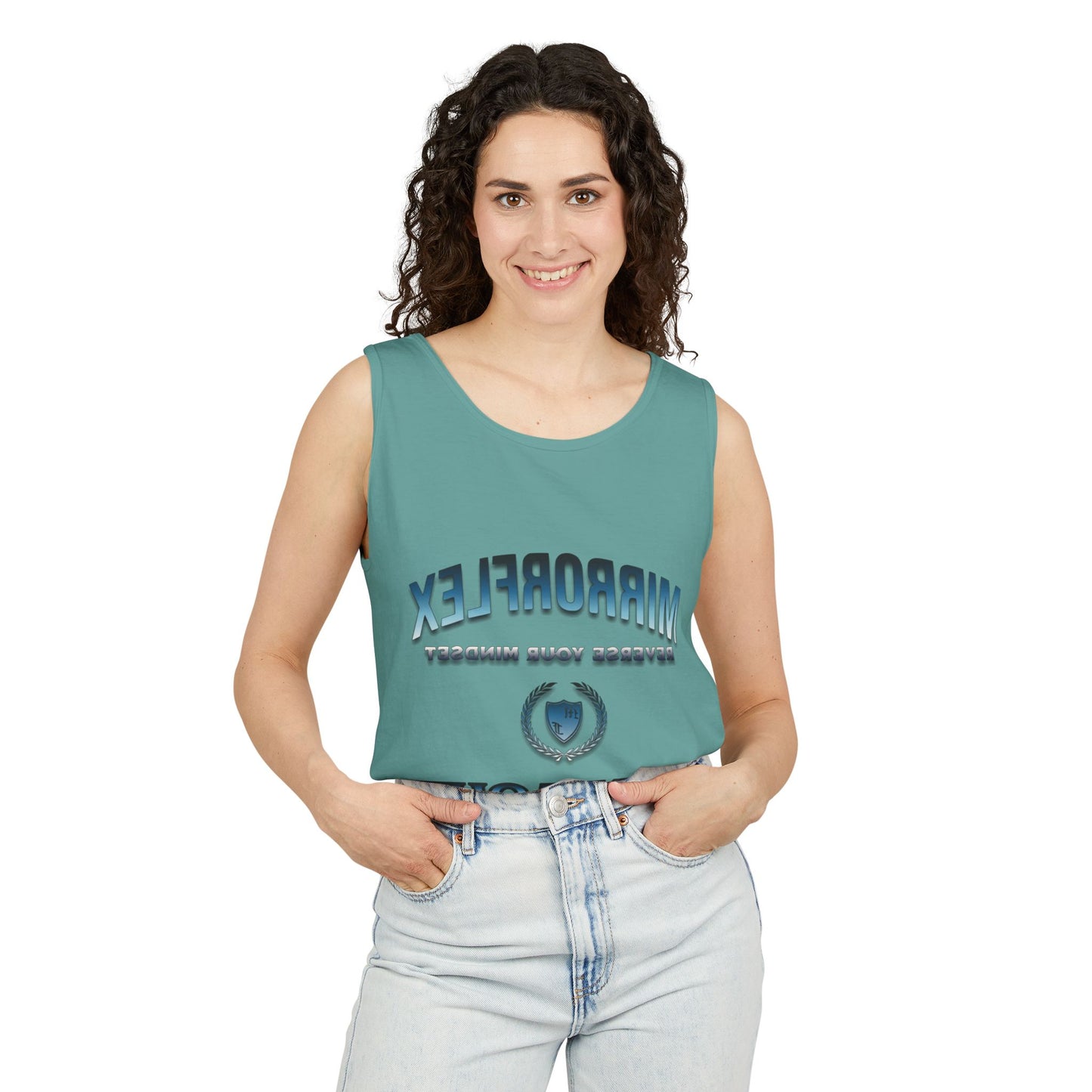 Unisex Garment-Dyed Tank Top - "Don't Quit" Motivational Shirt for Athletes & Casual Wear