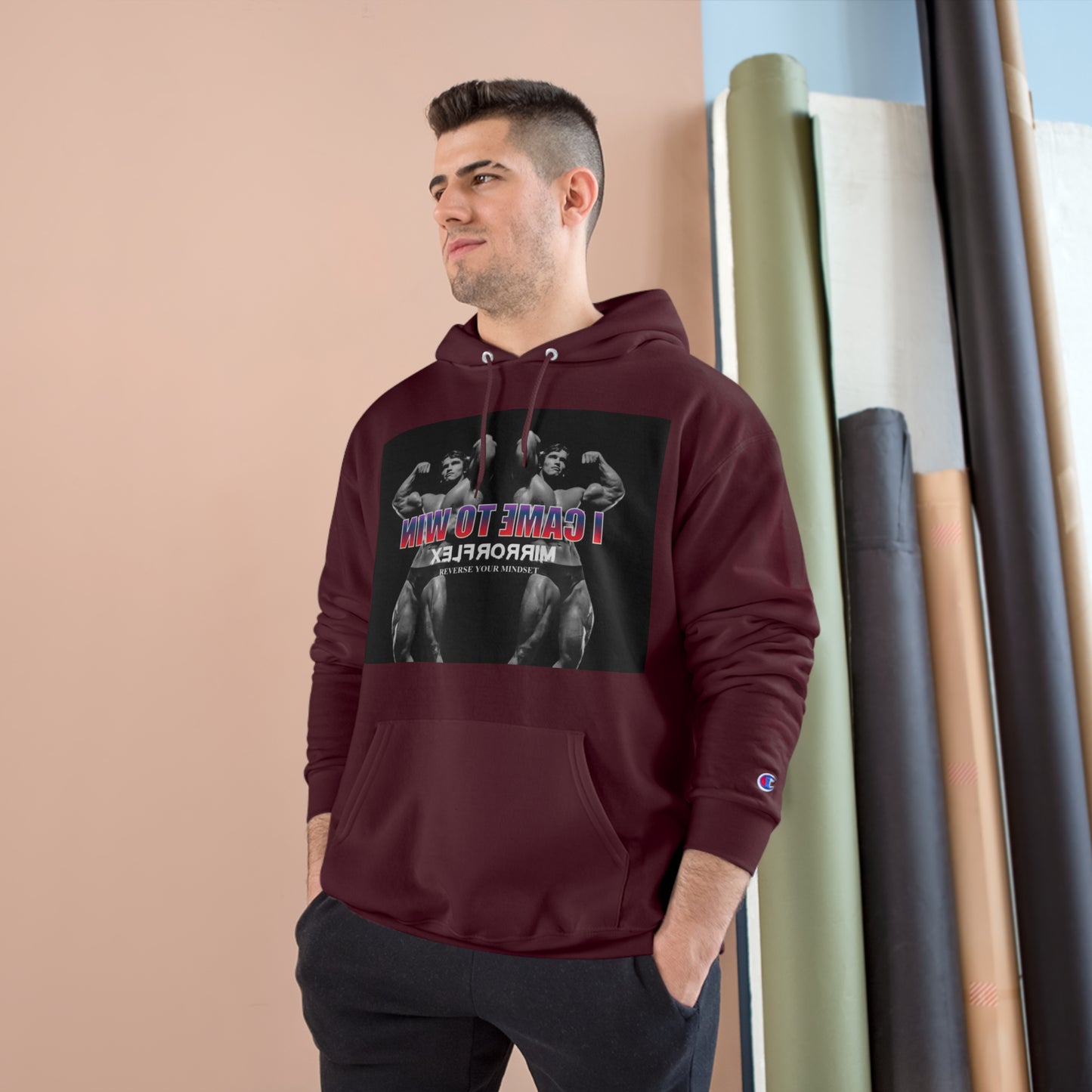 I Came to Win Champion Hoodie - Motivational Workout Wear