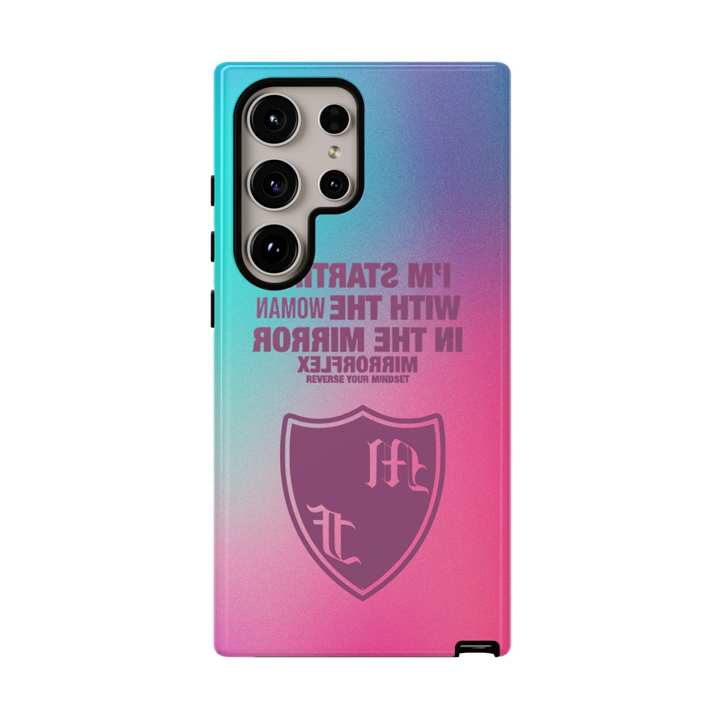 Empowering Phone Case - 'Starting with the Woman in the Mirror' Design