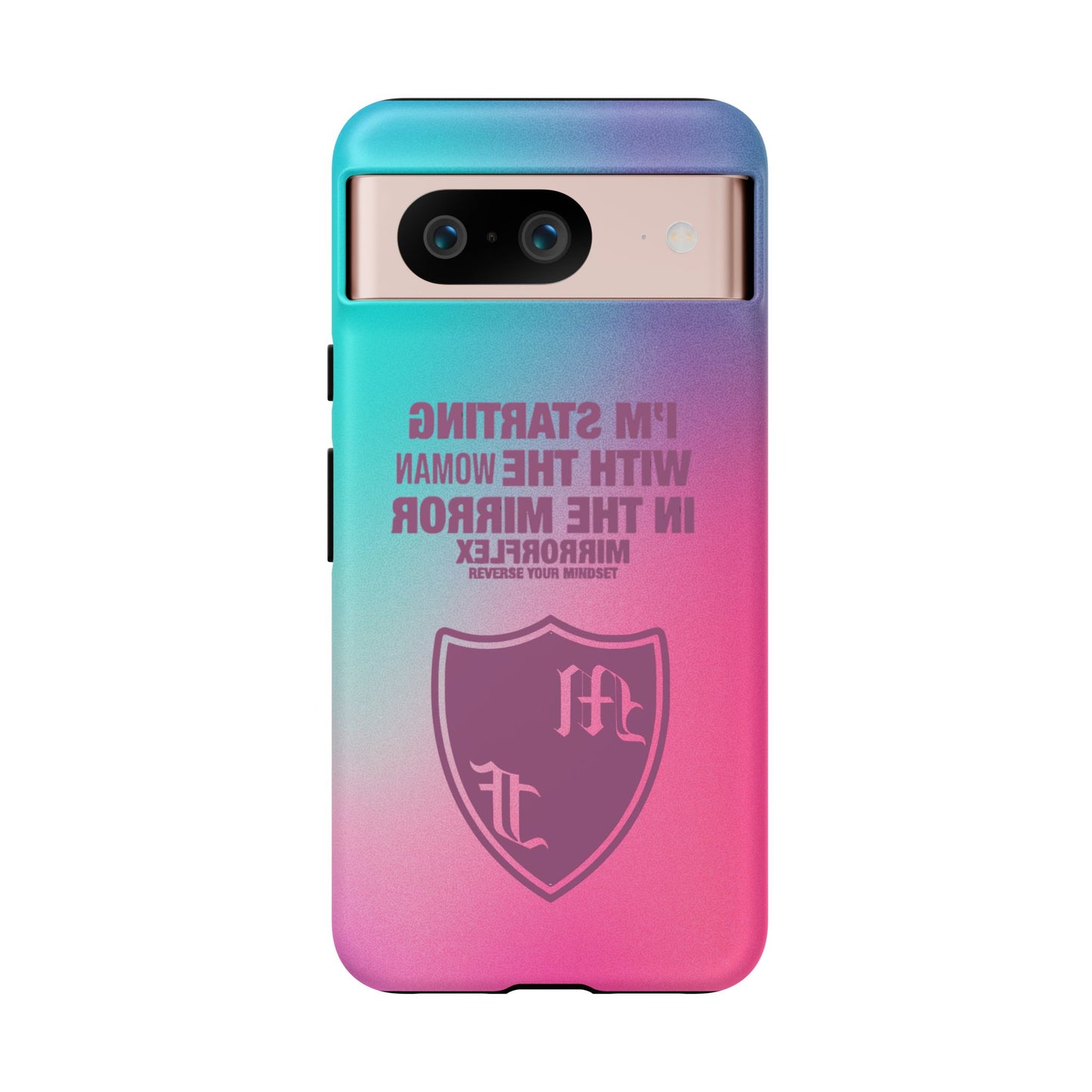 Empowering Phone Case - 'Starting with the Woman in the Mirror' Design
