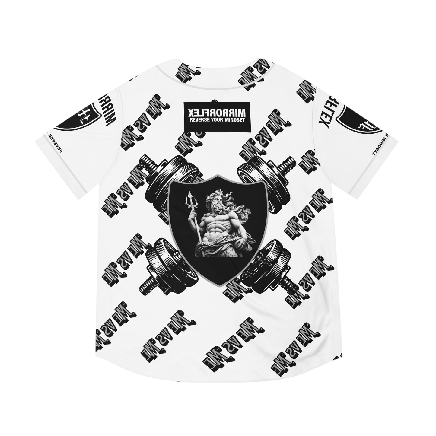 Men's Baseball Jersey - 'Reverse Your Mindset' Athletic Style
