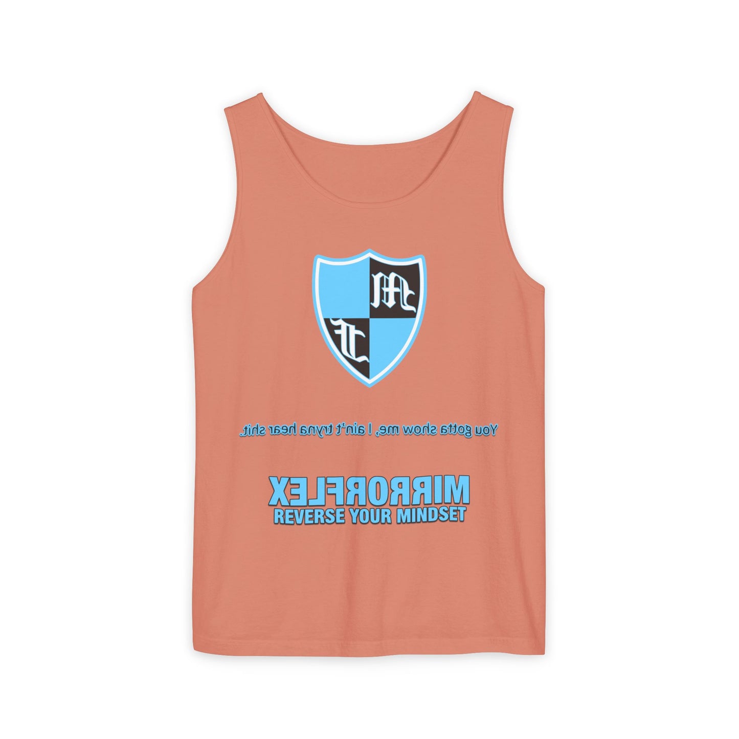 Unisex Tank Top - 'Reverse Your Mindset' Motivational Graphic Tee