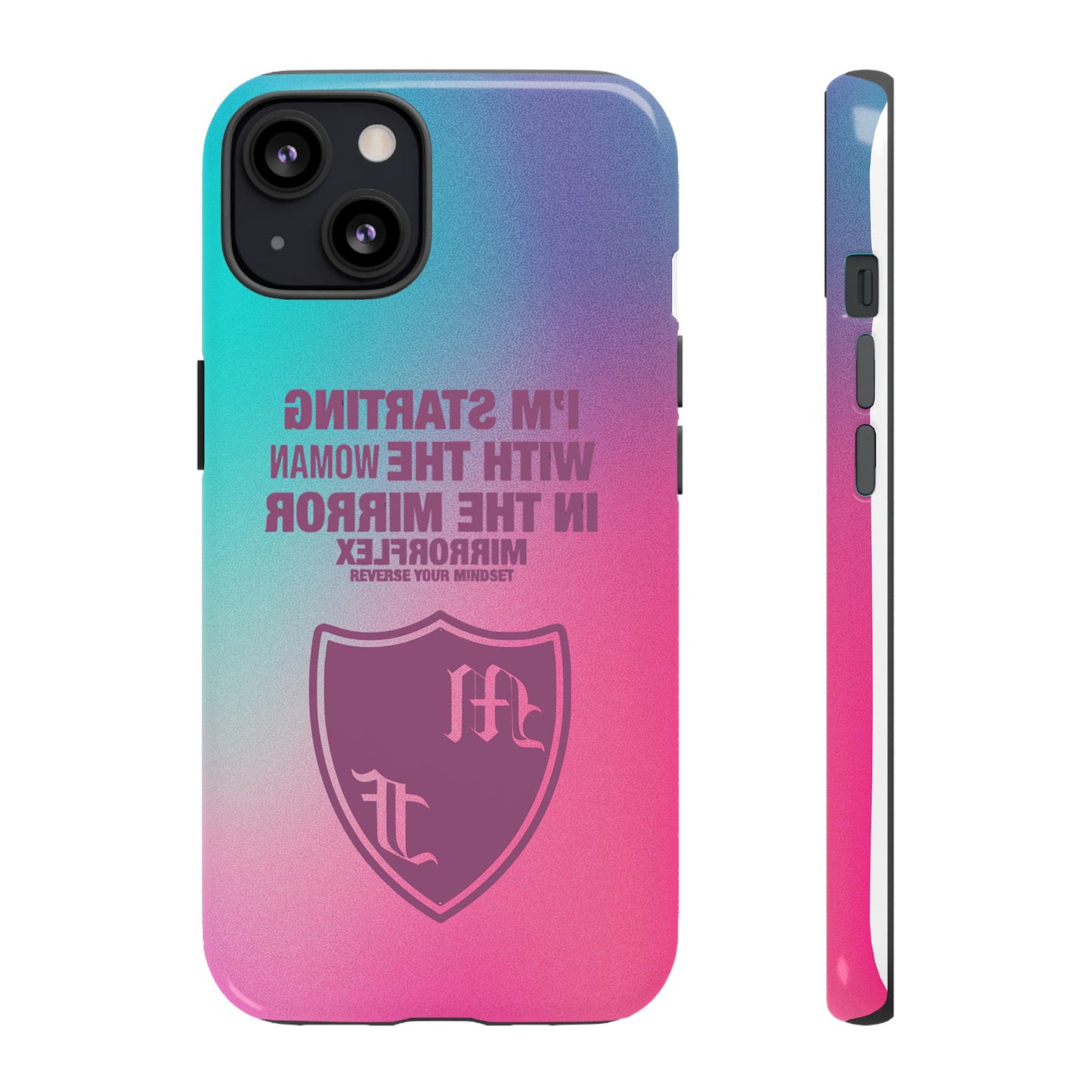 Empowering Phone Case - 'Starting with the Woman in the Mirror' Design