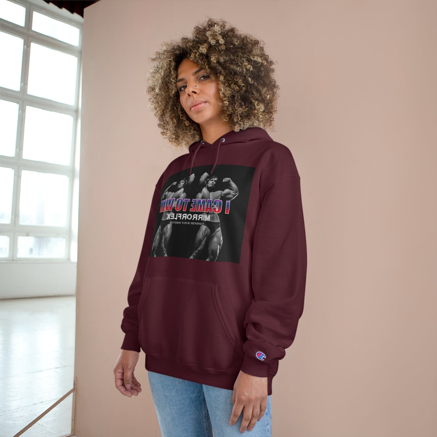 I Came to Win Champion Hoodie - Motivational Workout Wear