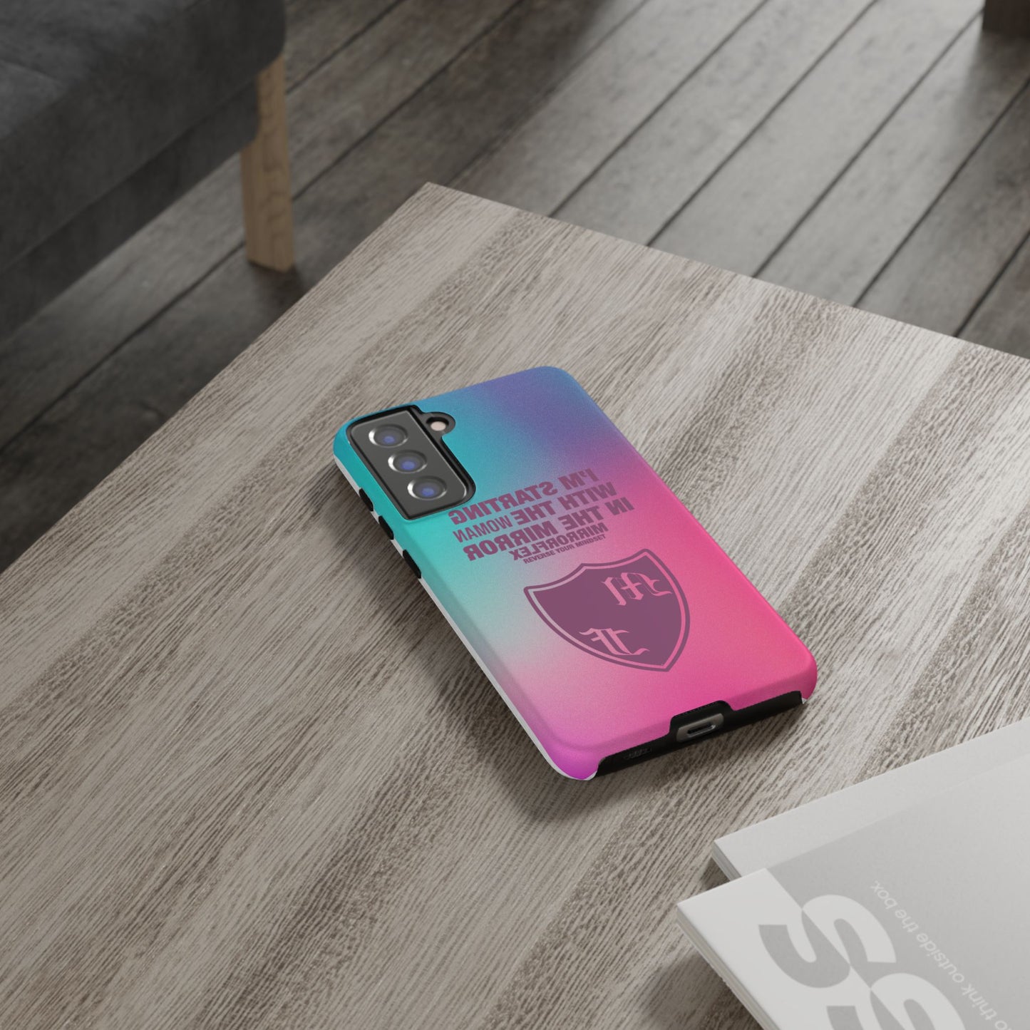 Empowering Phone Case - 'Starting with the Woman in the Mirror' Design
